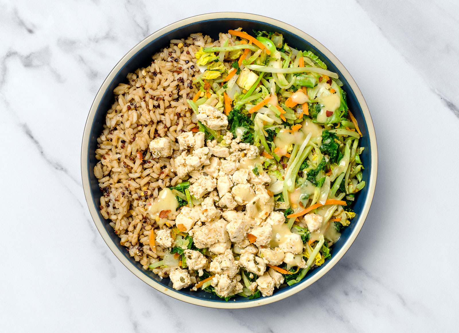 Super  Spiced Tofu Rice Bowl