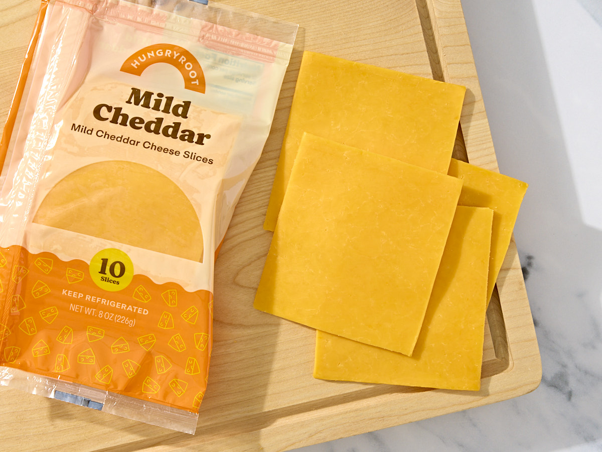 Sliced Mild Cheddar Cheese 1 of 2