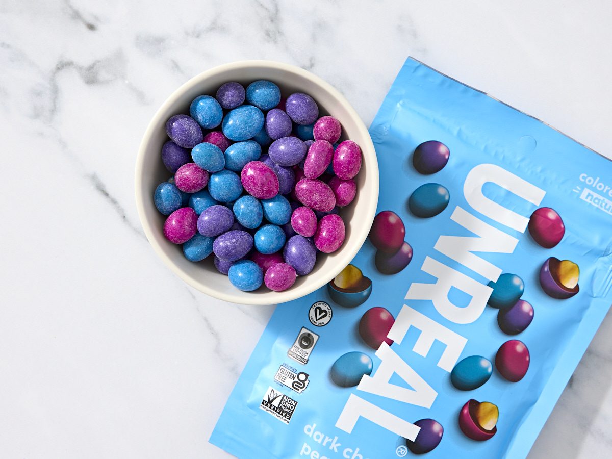 Gluten Free Dark Chocolate Peanut Gems Multiserve Pouch 1 of 2