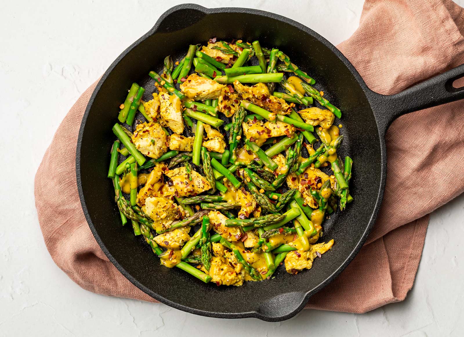 Thai Coconut Chicken + Asparagus