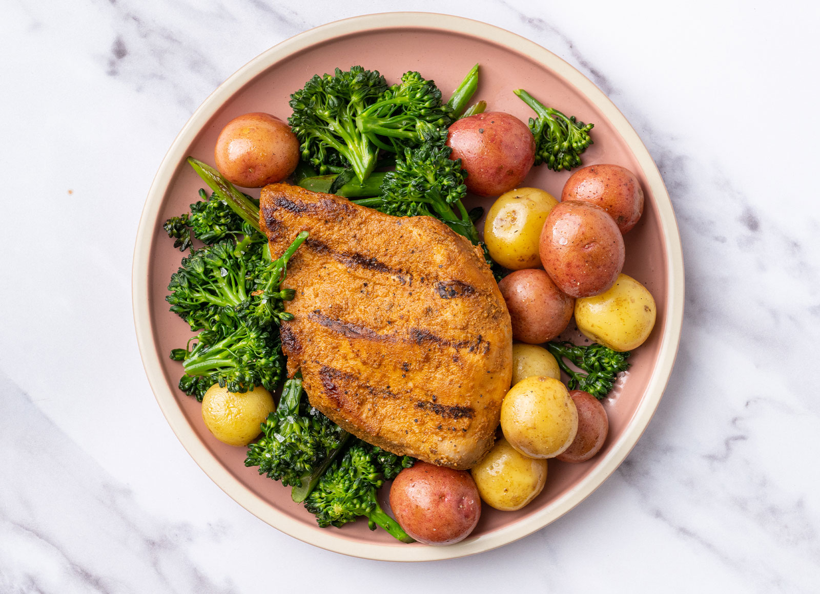 Blackened Chicken Breast + Roasted Potatoes