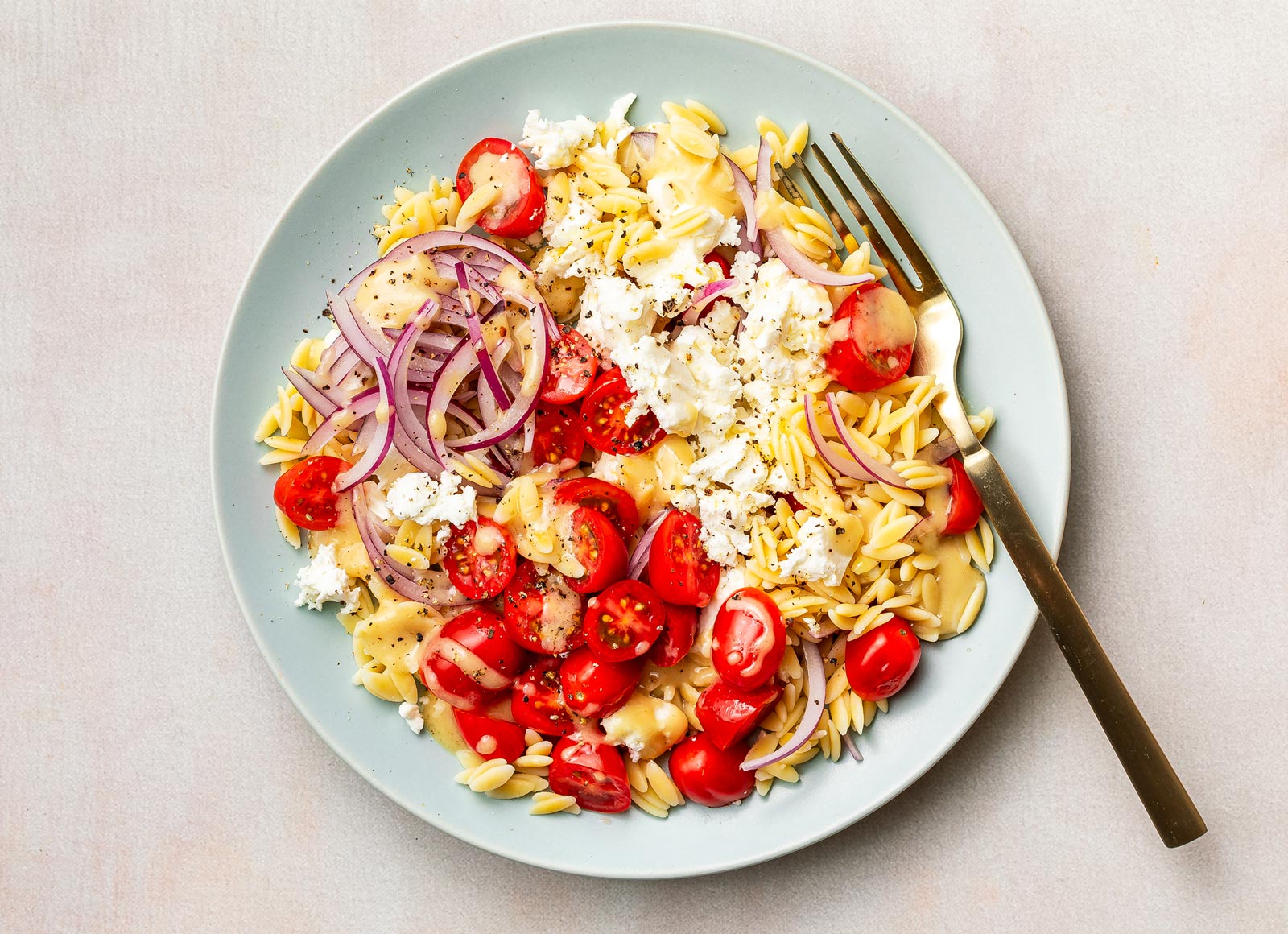 Greek Orzo Pasta Salad