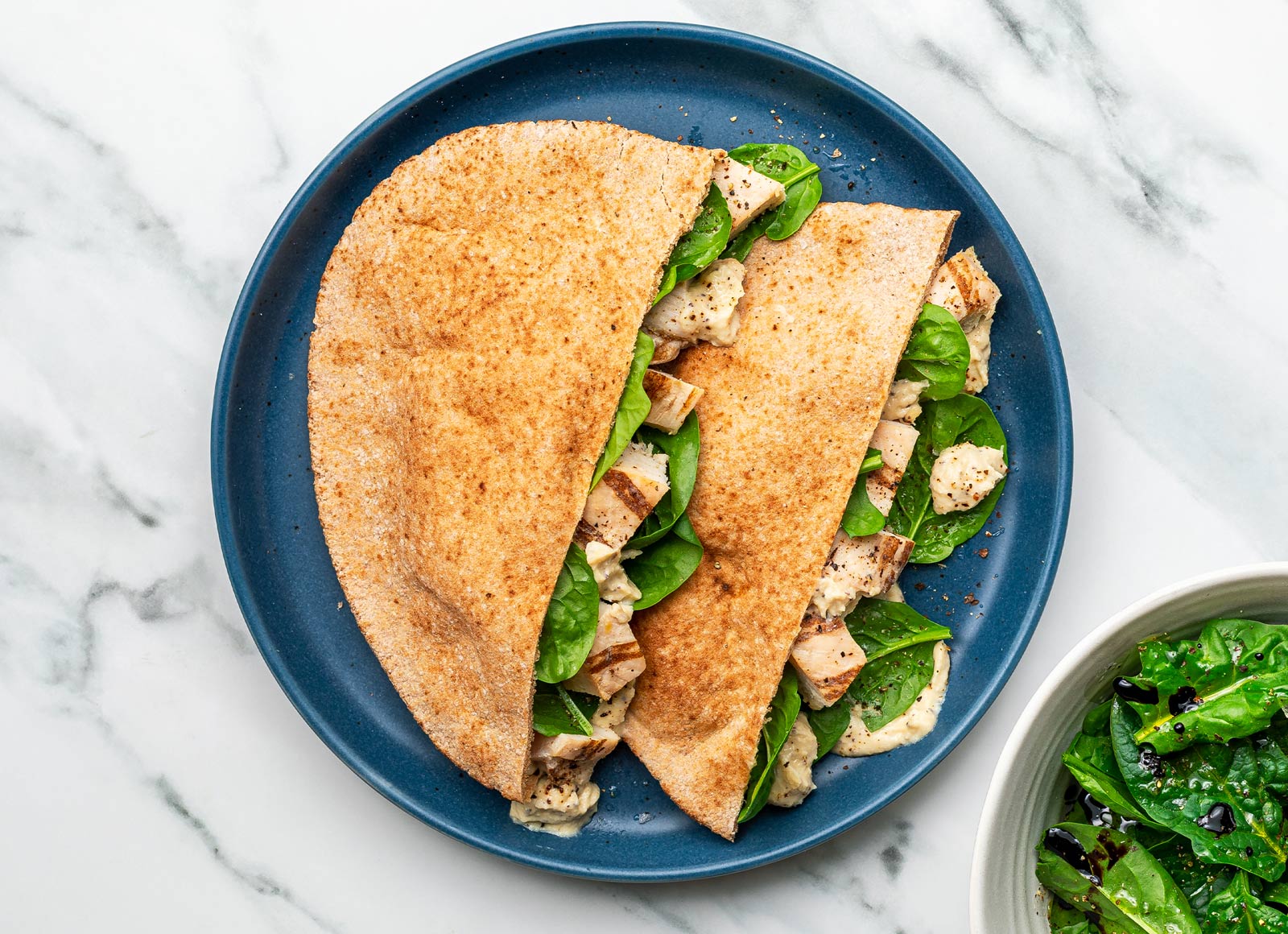 Everything Hummus Chicken Pita Sandwich | Hungryroot