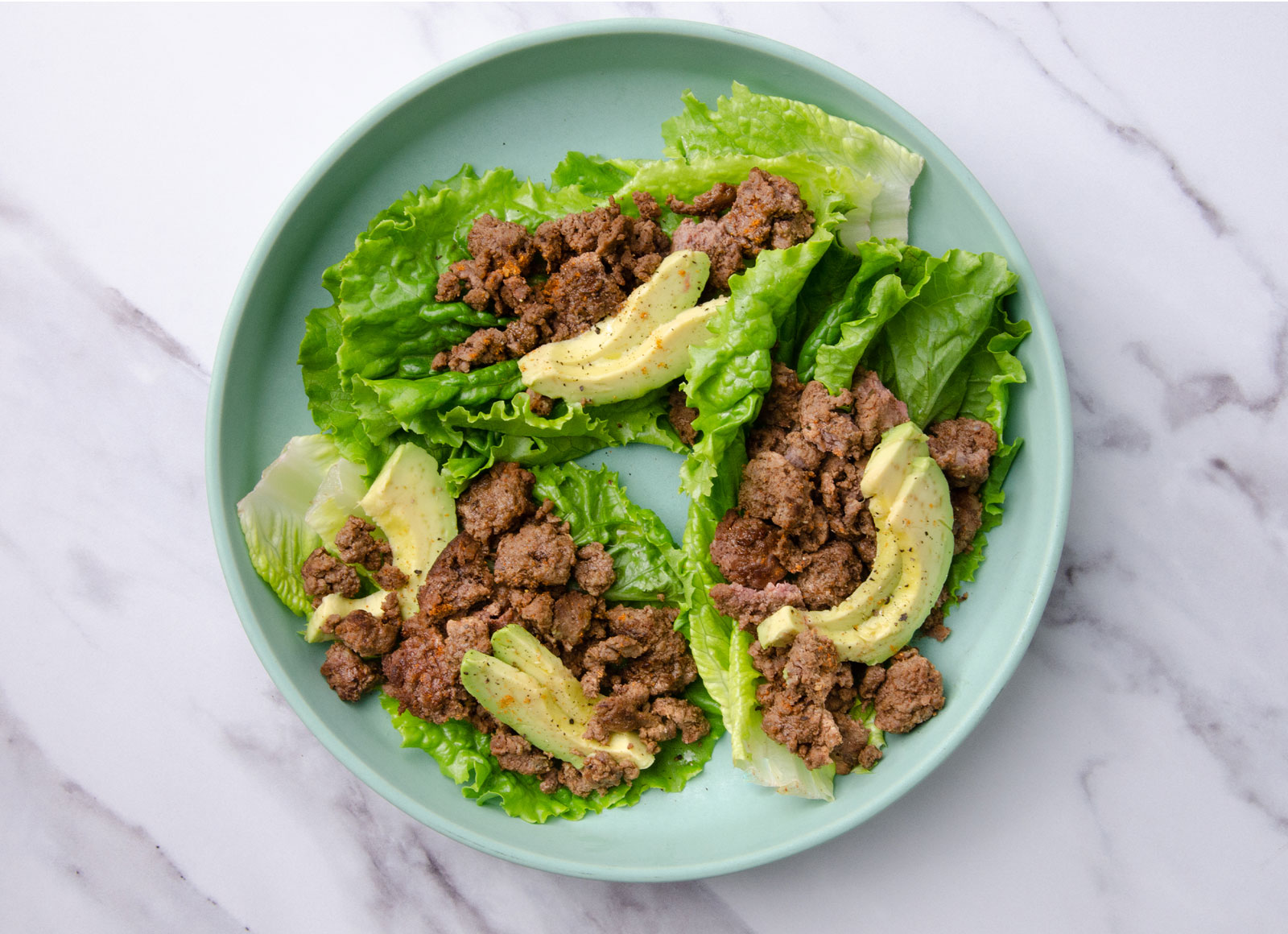 Zesty Bison + Avocado Lettuce Wrap