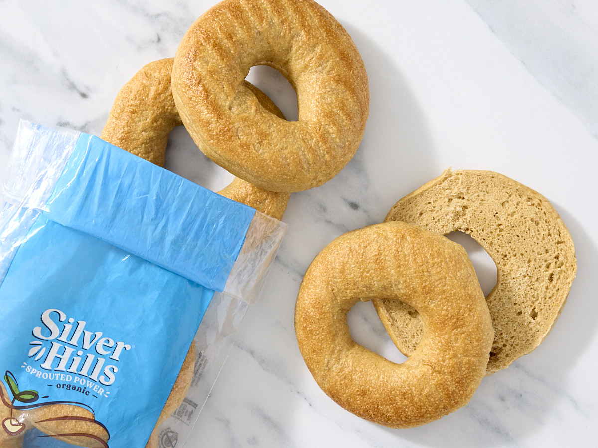 Organic Plain Bagels 1 of 2