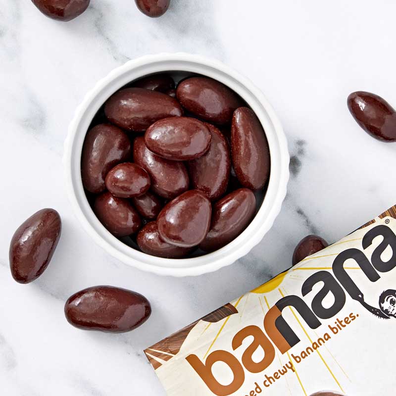 Organic Dark Chocolate Banana Bites 1 of 2