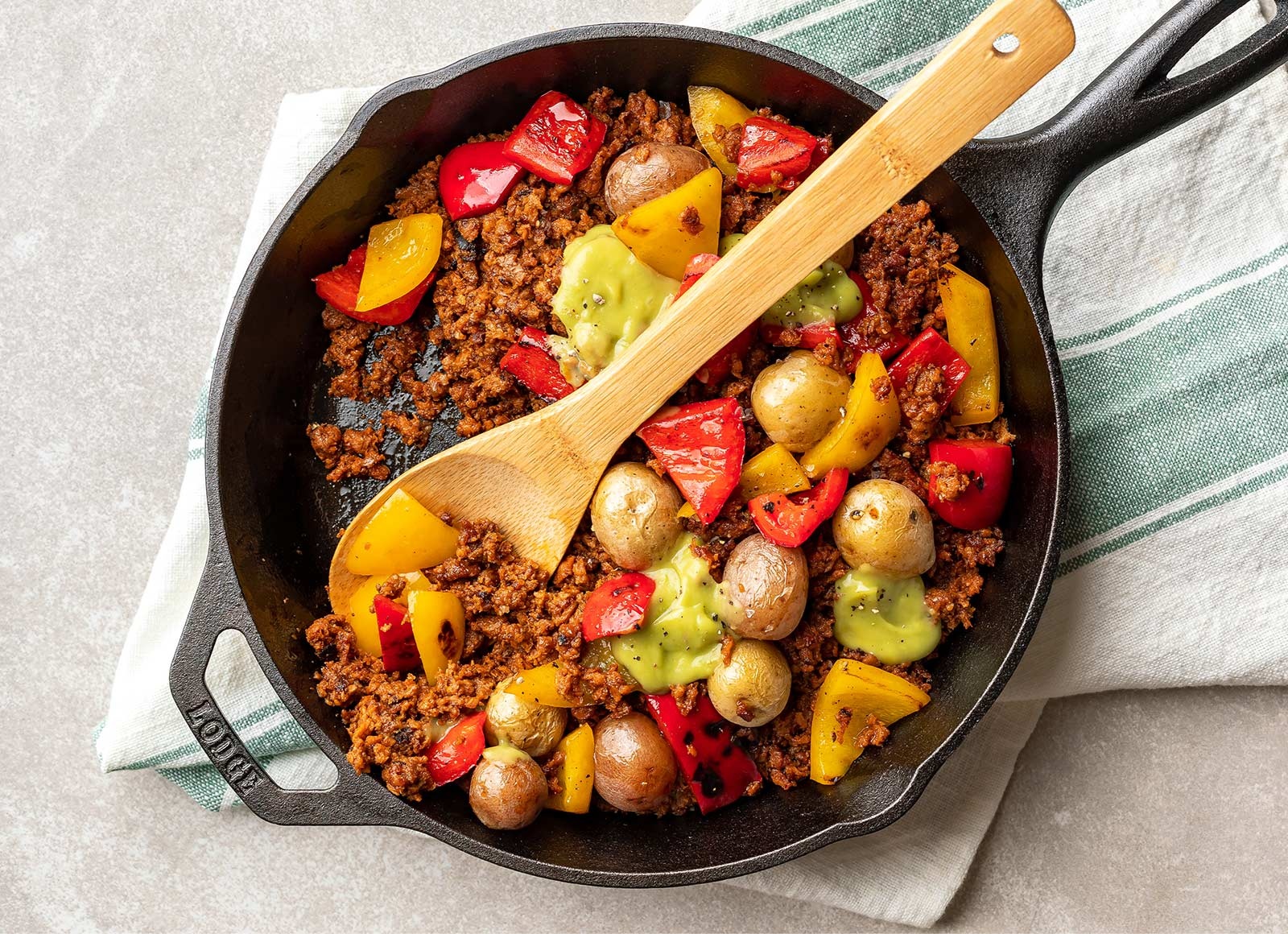 Plant-Based Chorizo + Potato Skillet
