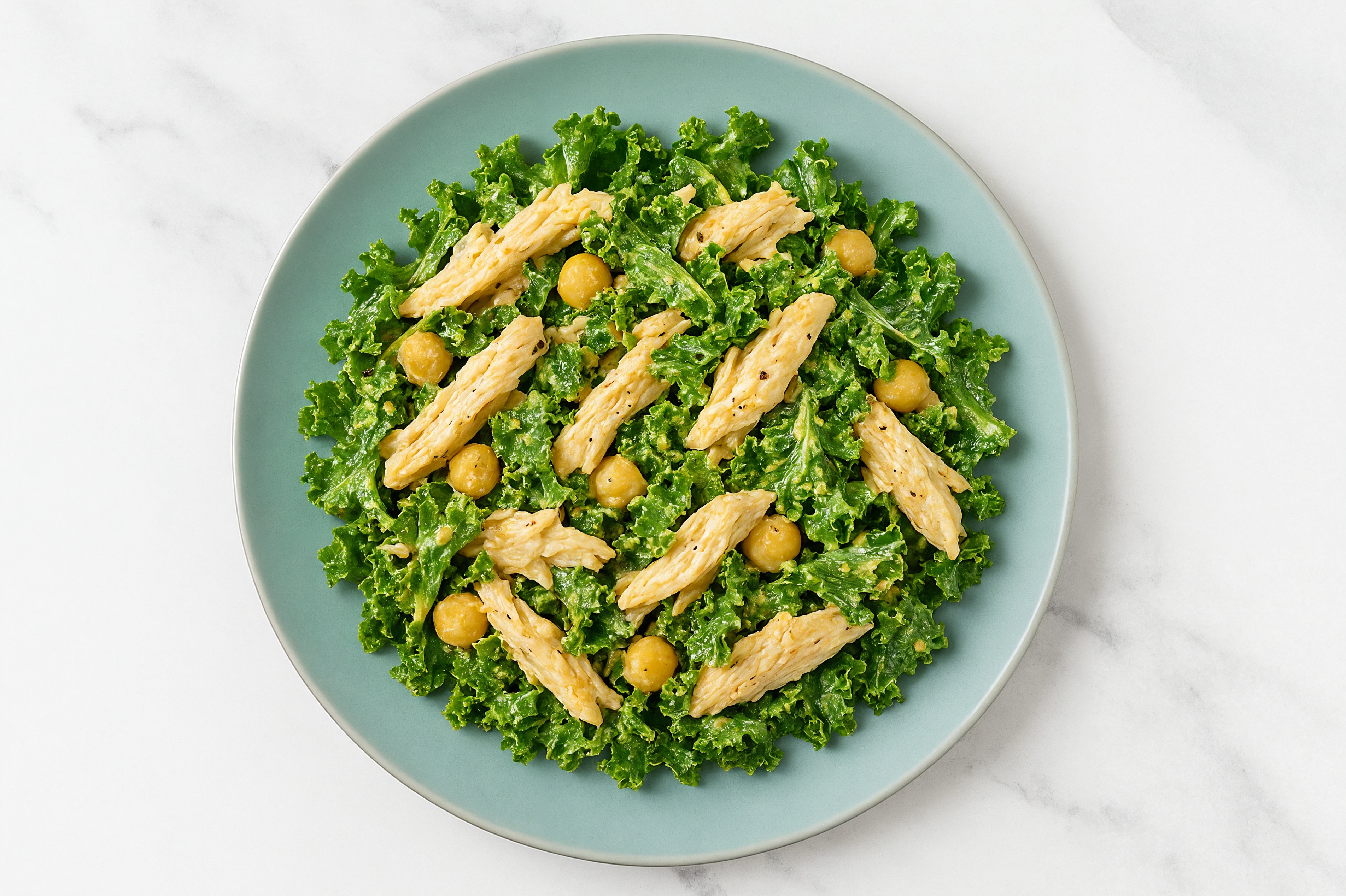 Chicken + Chickpea Buffalo Ranch Salad