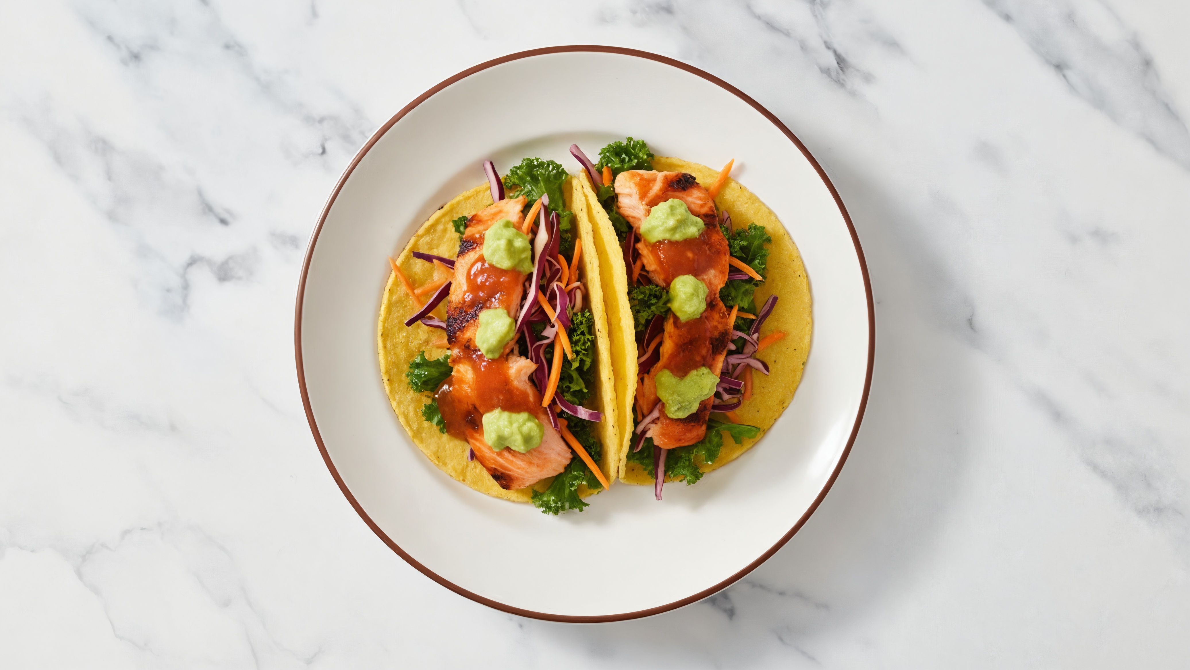 Garden Grilled Sweet Chili Salmon Tacos