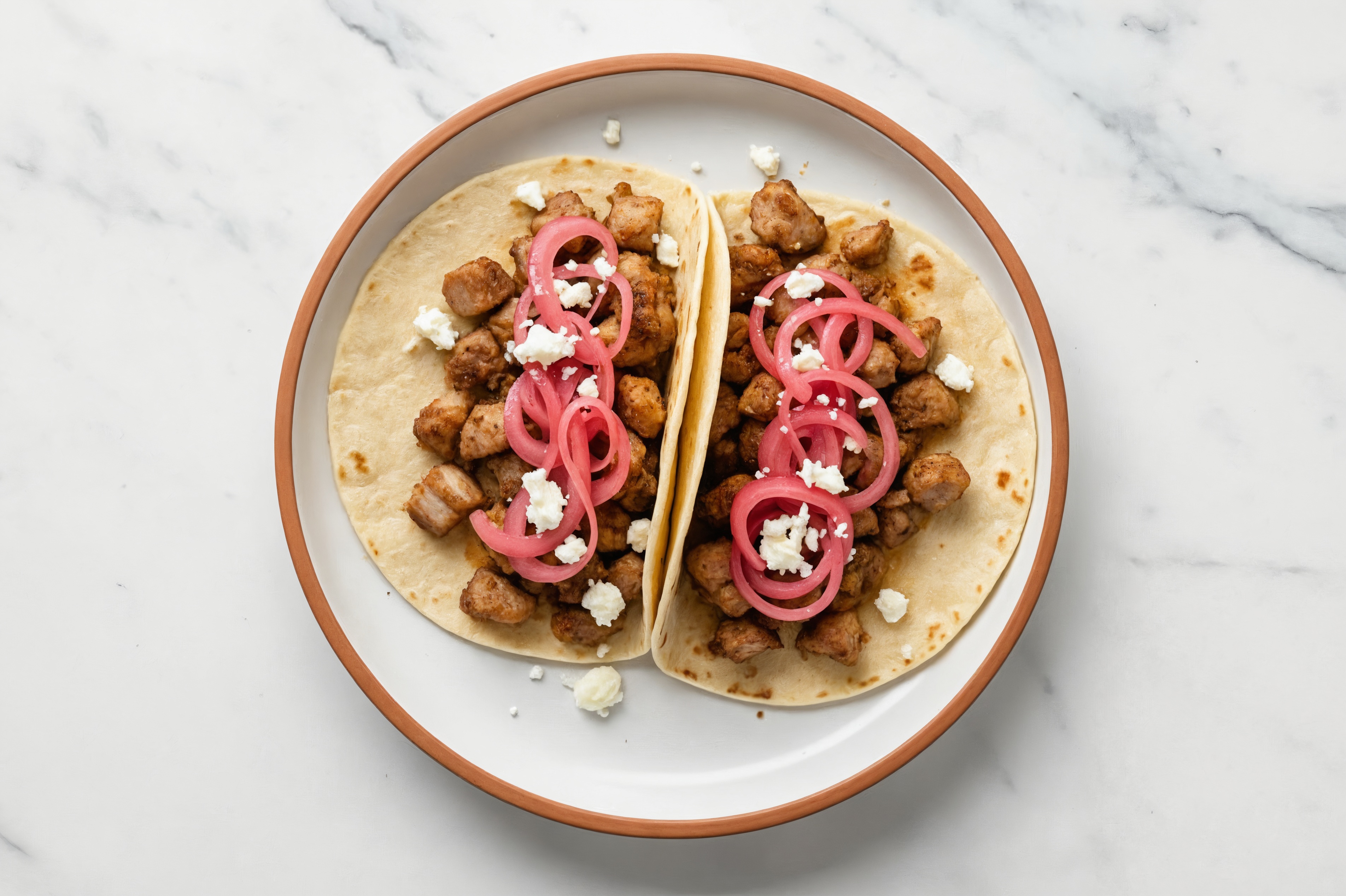 Carnitas Tacos with Pickled Red Onion