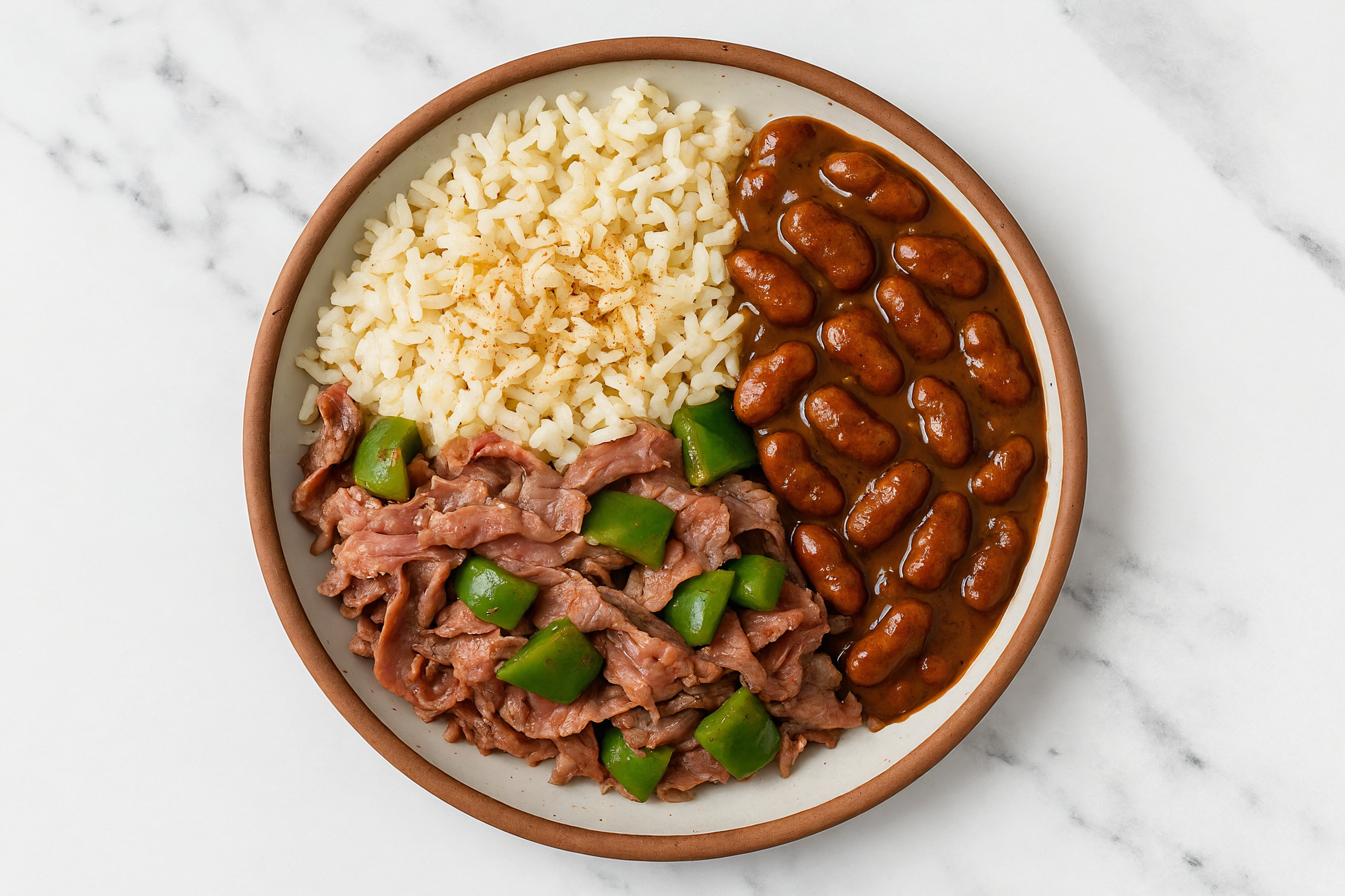 Cozy Cajun Beef + Bean Grain Bowl