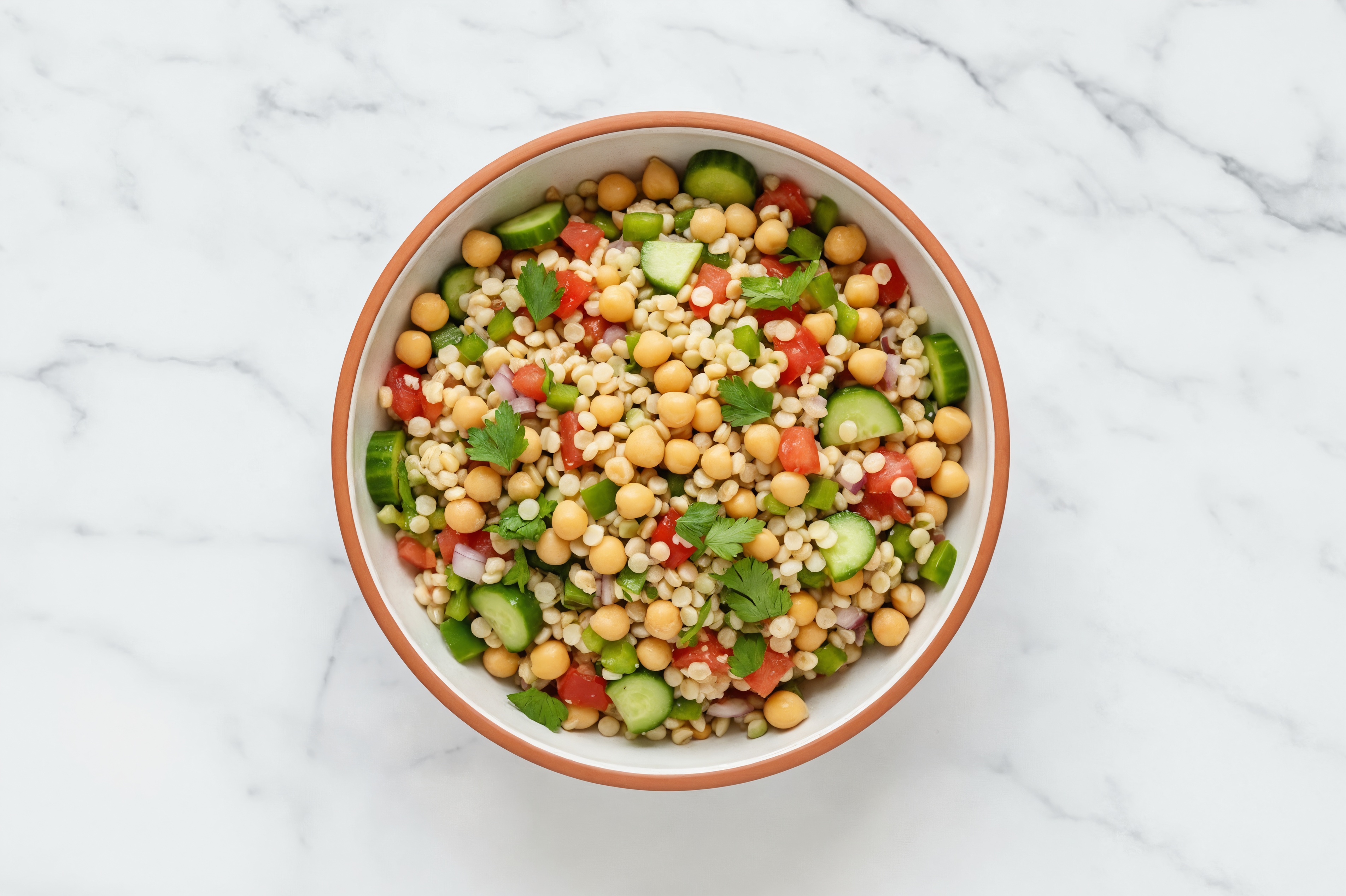 Mediterranean Chickpea Couscous Salad