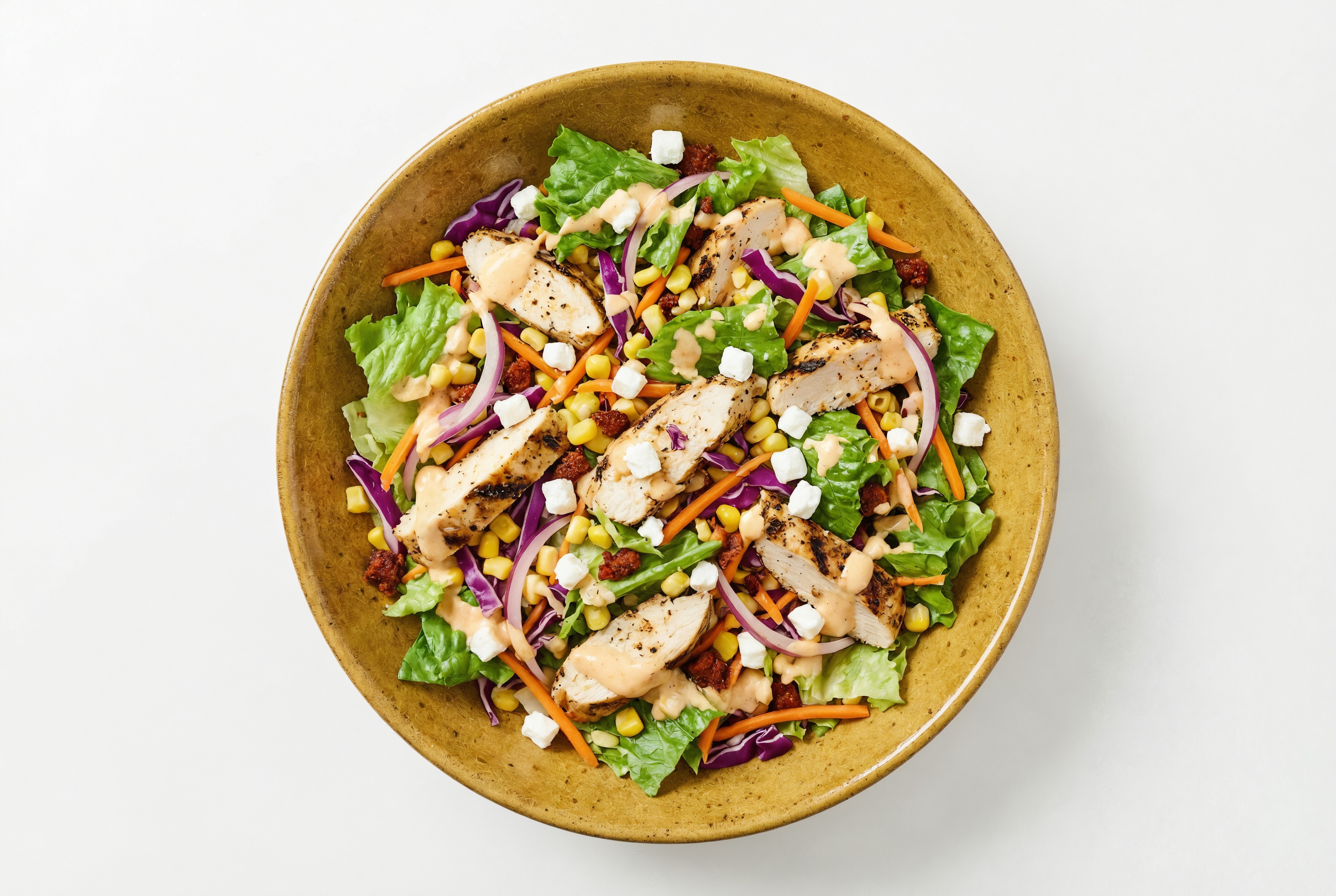 Creamy Street Corn Grilled Chicken Salad