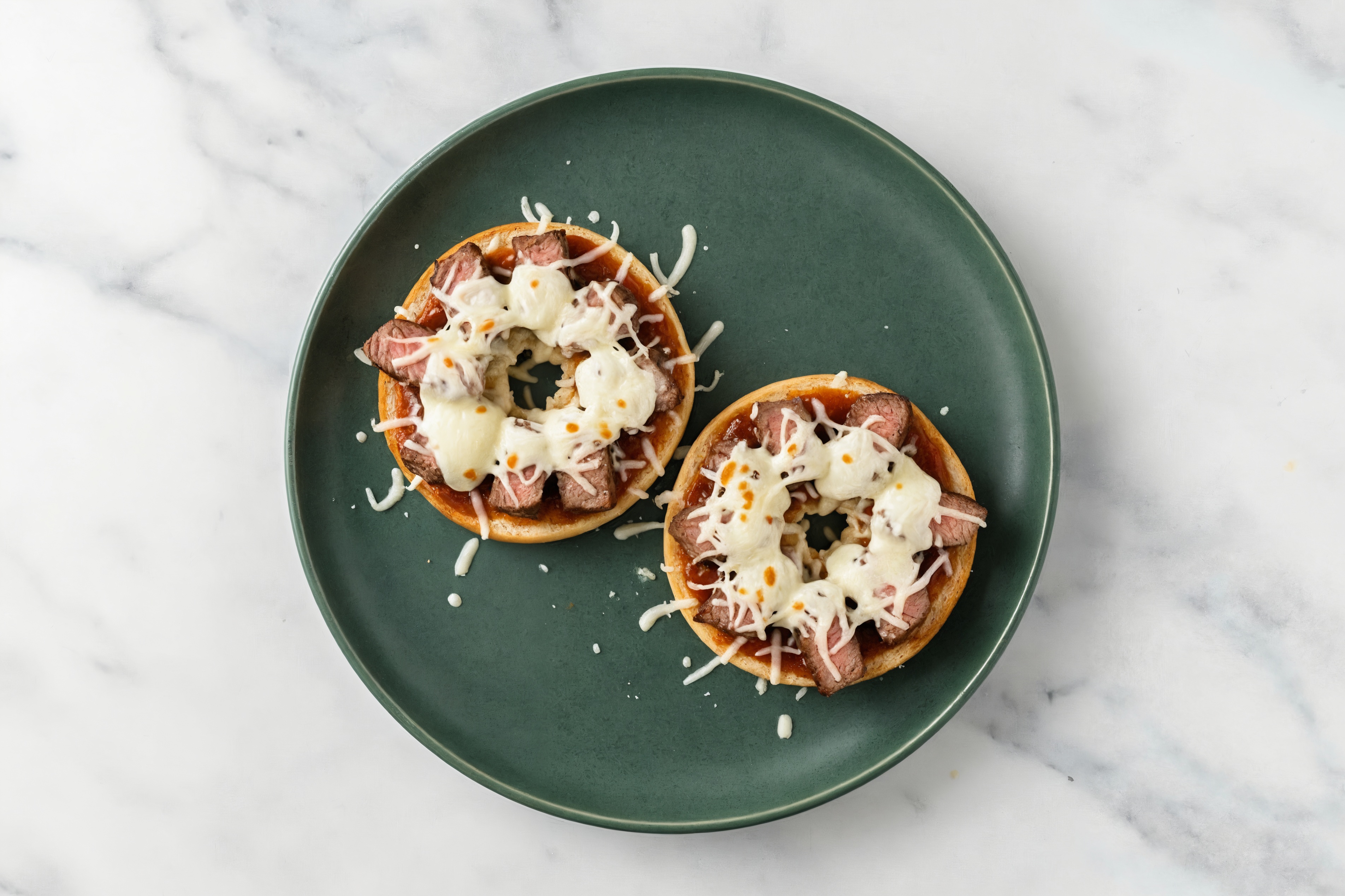 BBQ Sirloin Pizza Gluten-Free Plain Bagels