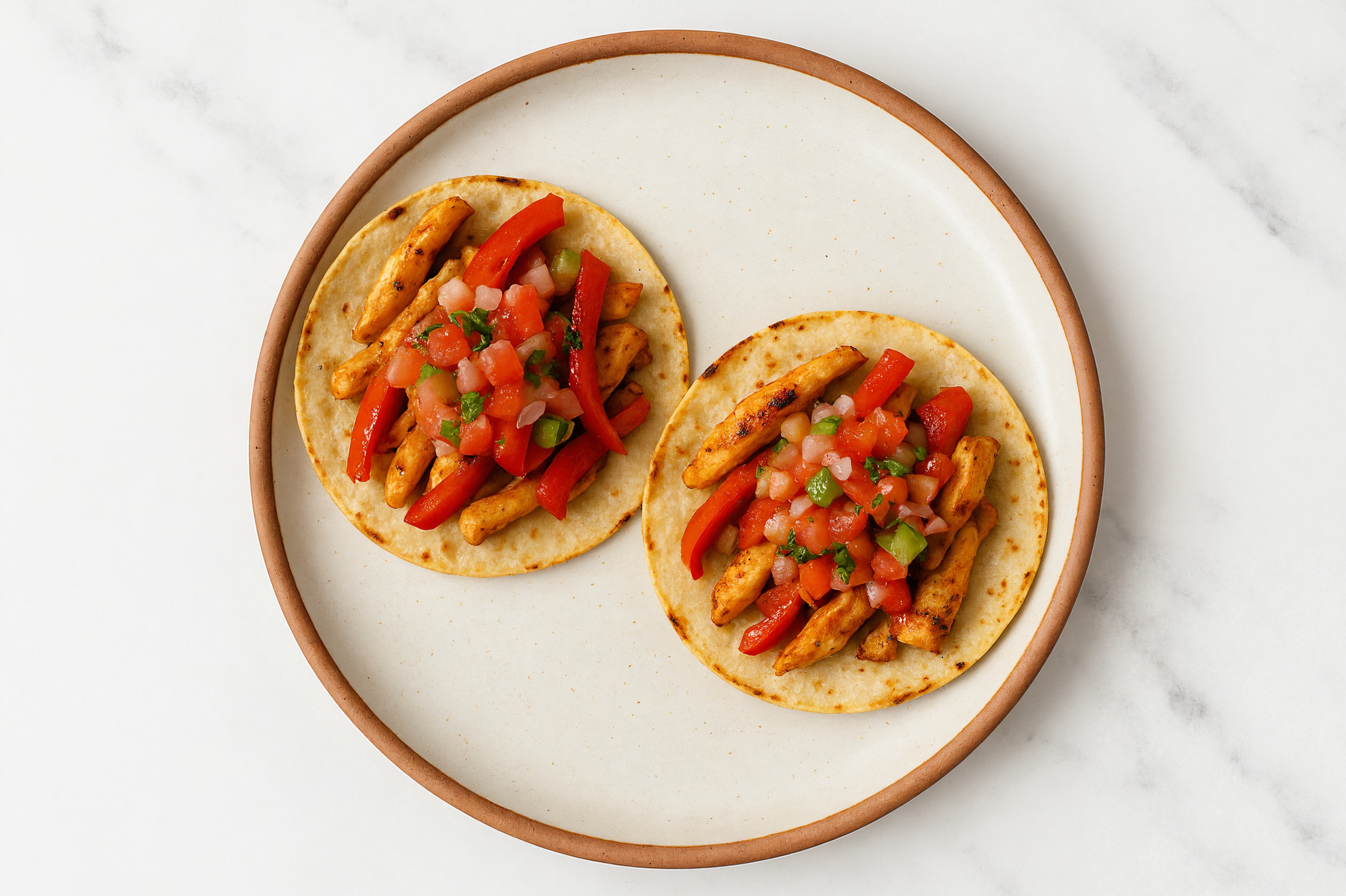 Peppery Chicken Breast Tostadas