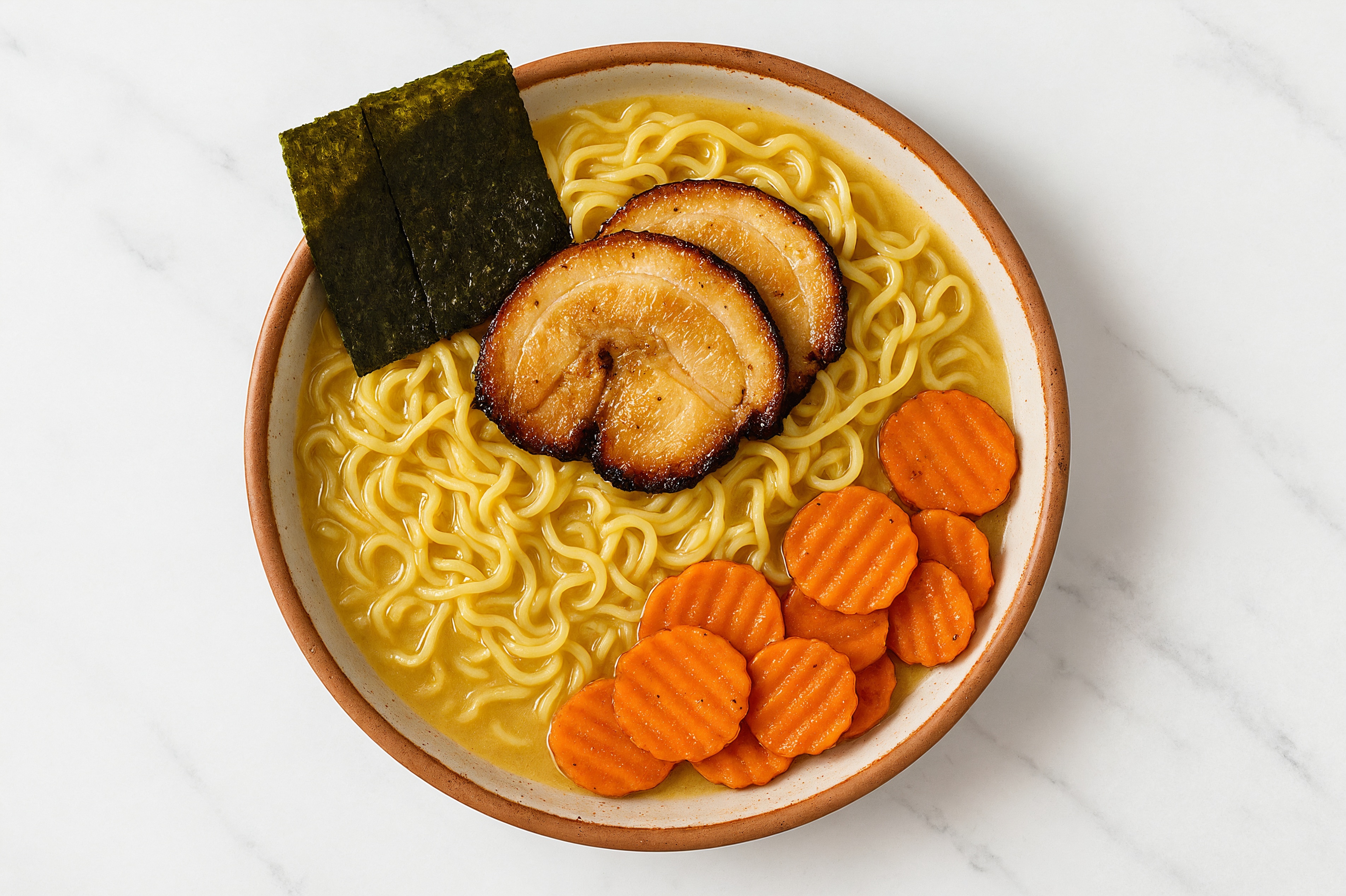 Garlic Carrot Ramen Tonkotsu