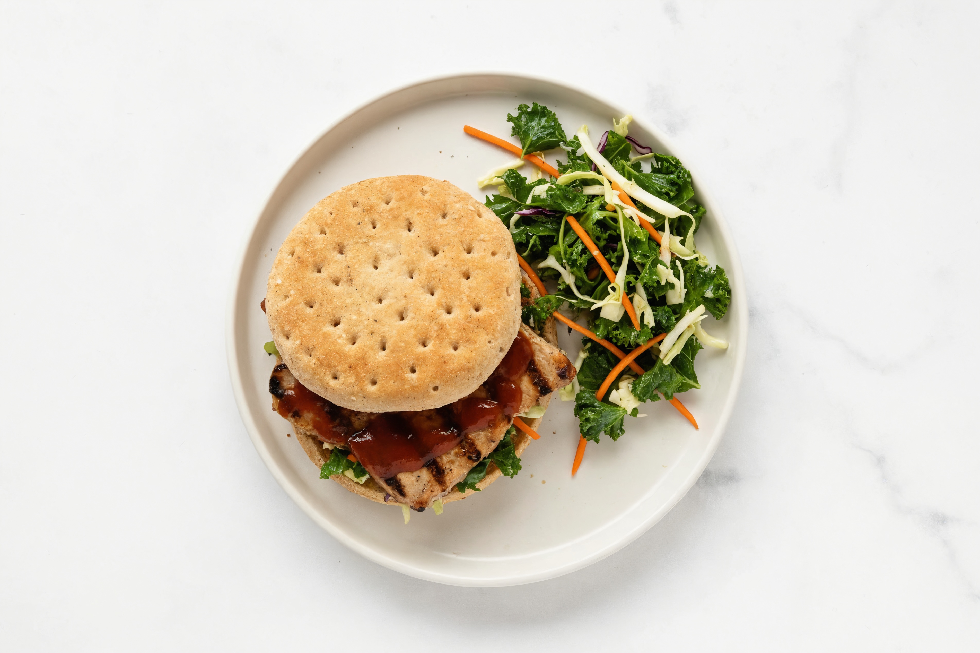All-American BBQ Pork Chop Sandwich with Original BBQ