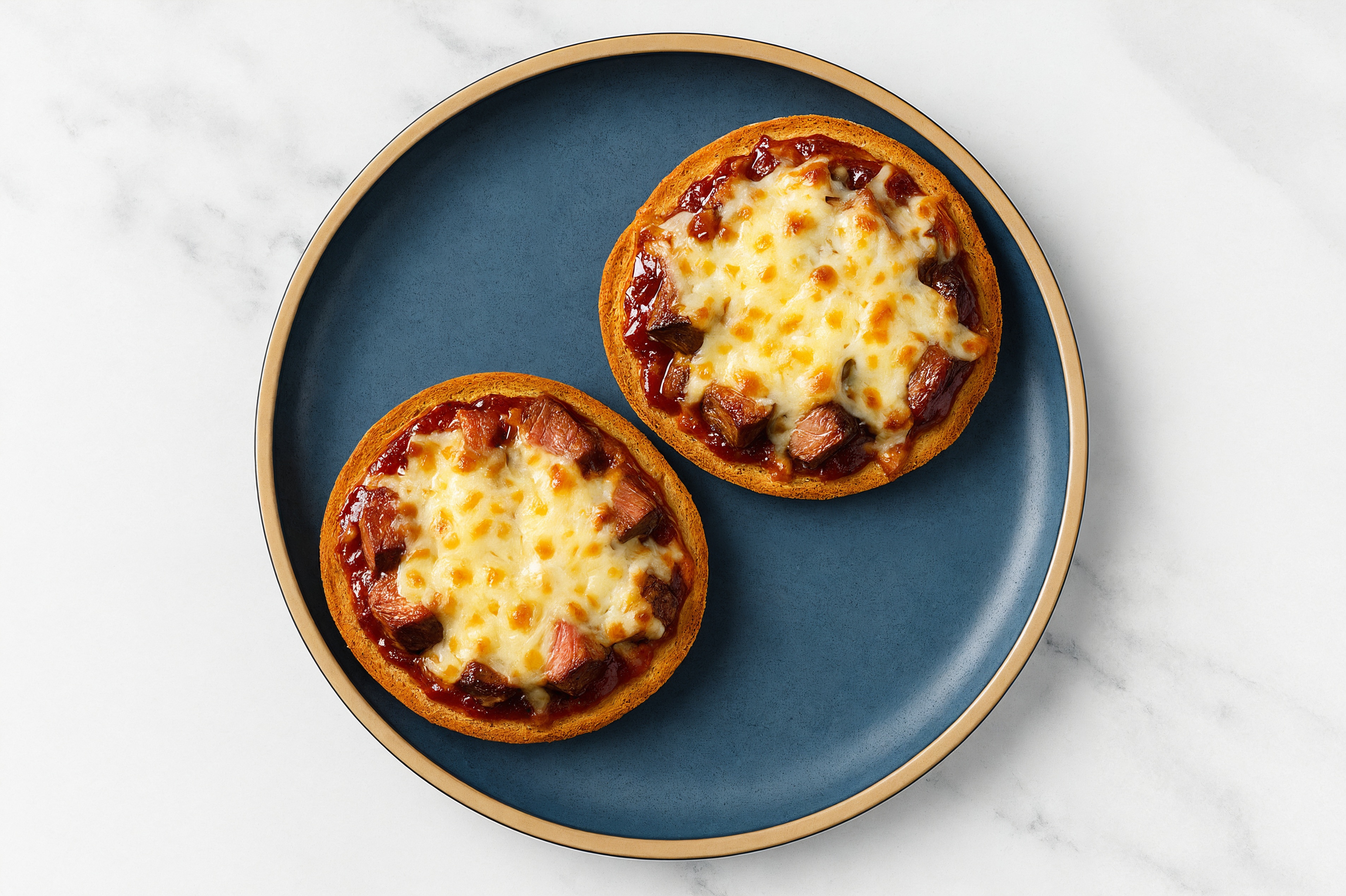 Hearty BBQ Sirloin Pizza Gluten-Free Plain Bagels