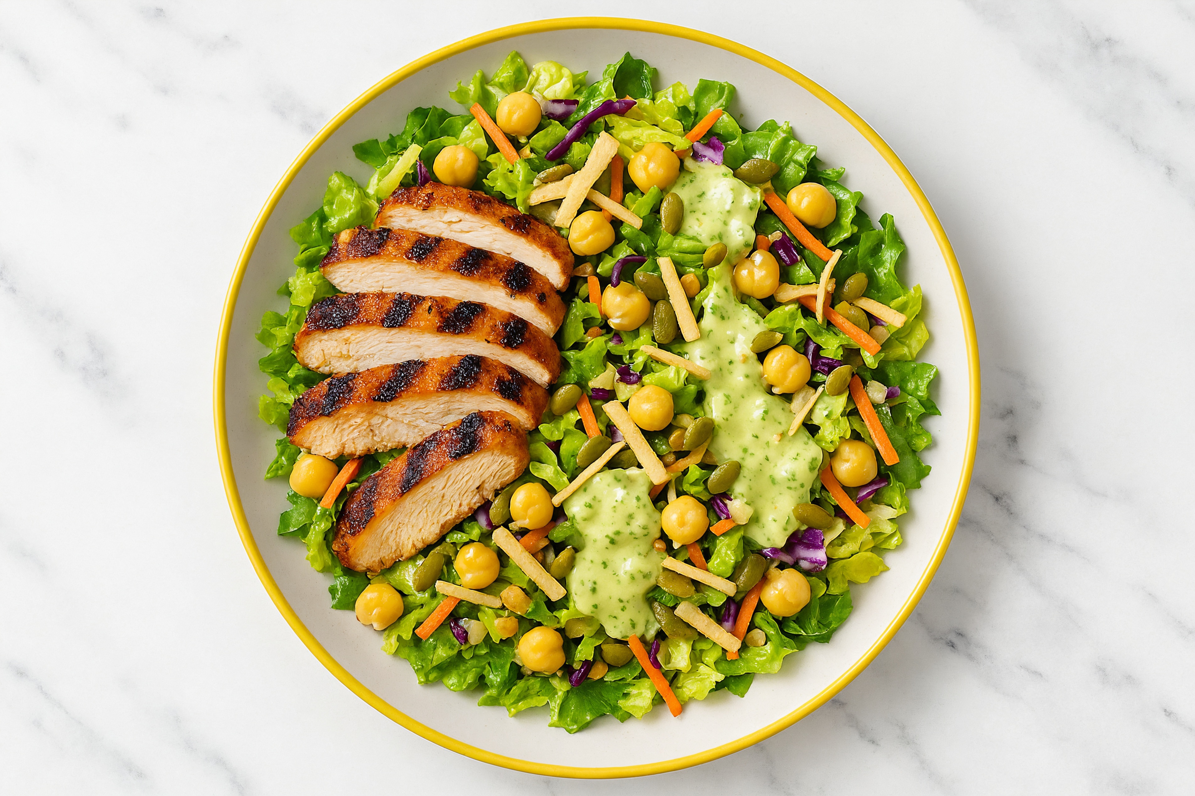 Blackened Chicken Chickpea Avocado Goddess | Hungryroot