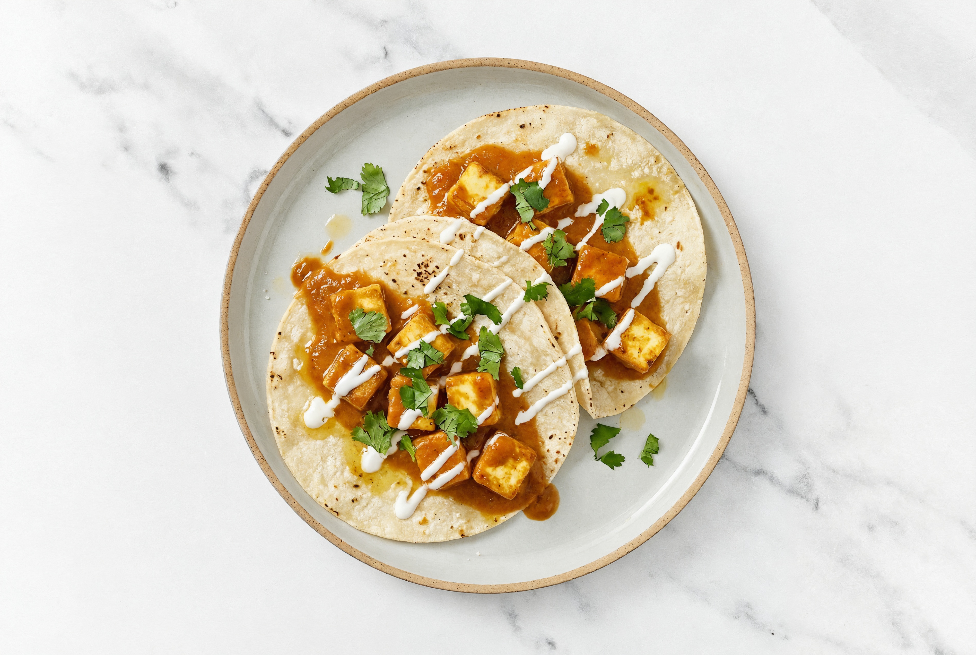 Soft & Creamy Paneer Tikka Masala Tostada