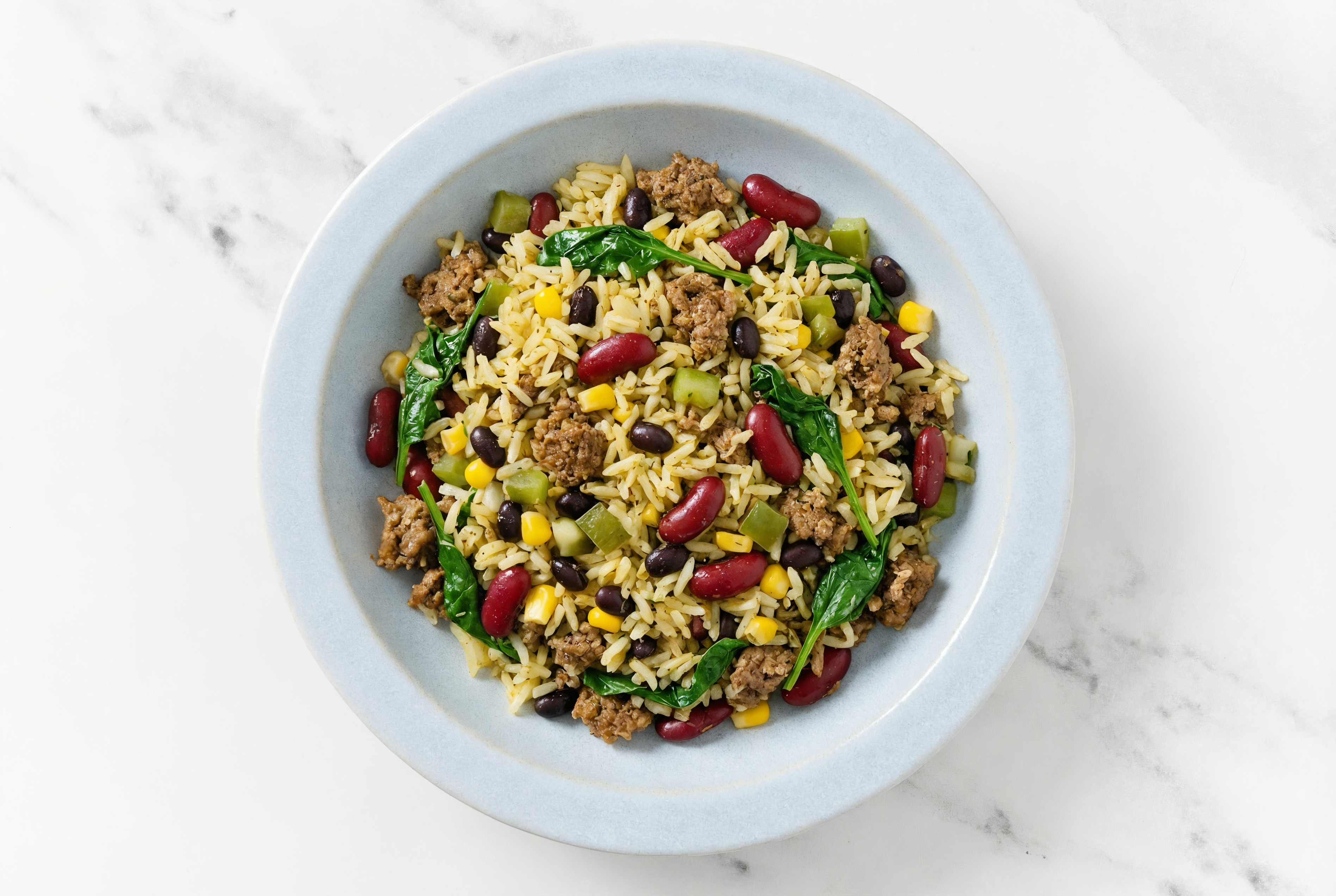 Thanksgiving in the Summer Bowl with Italian-Style Ground Beef