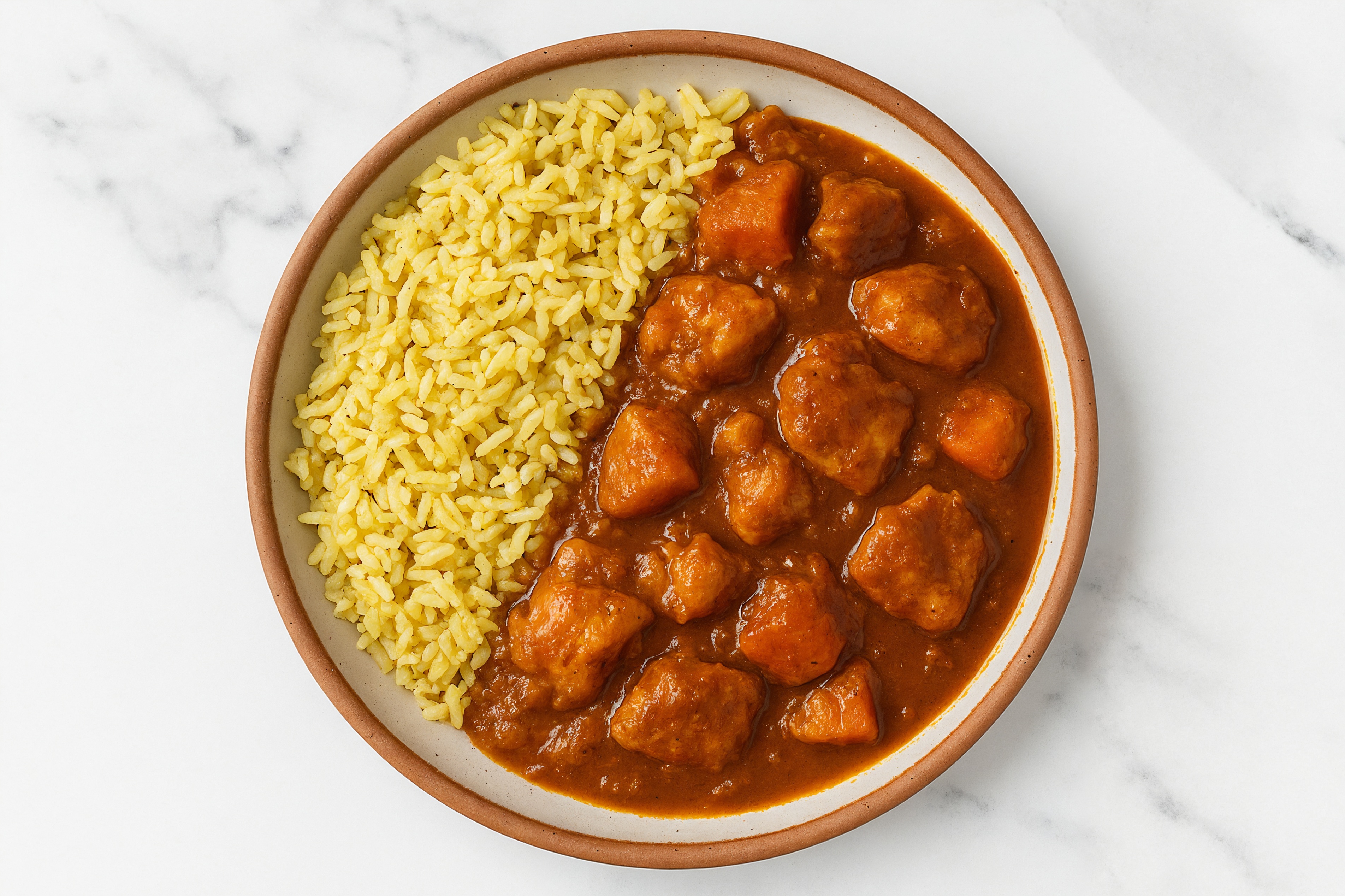  Chicken Sweet Potato Vindaloo over Jasmine Rice