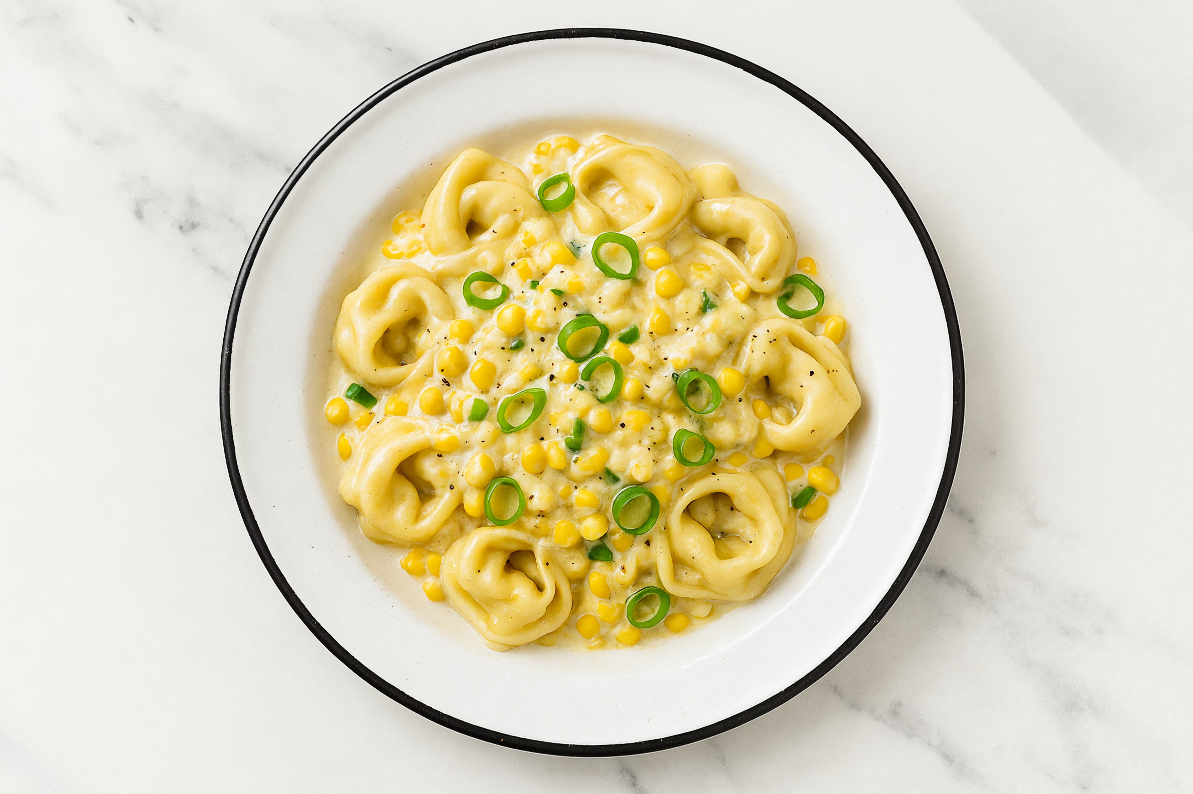 Vegan Summer Lovin' Creamed Corn Tortelloni