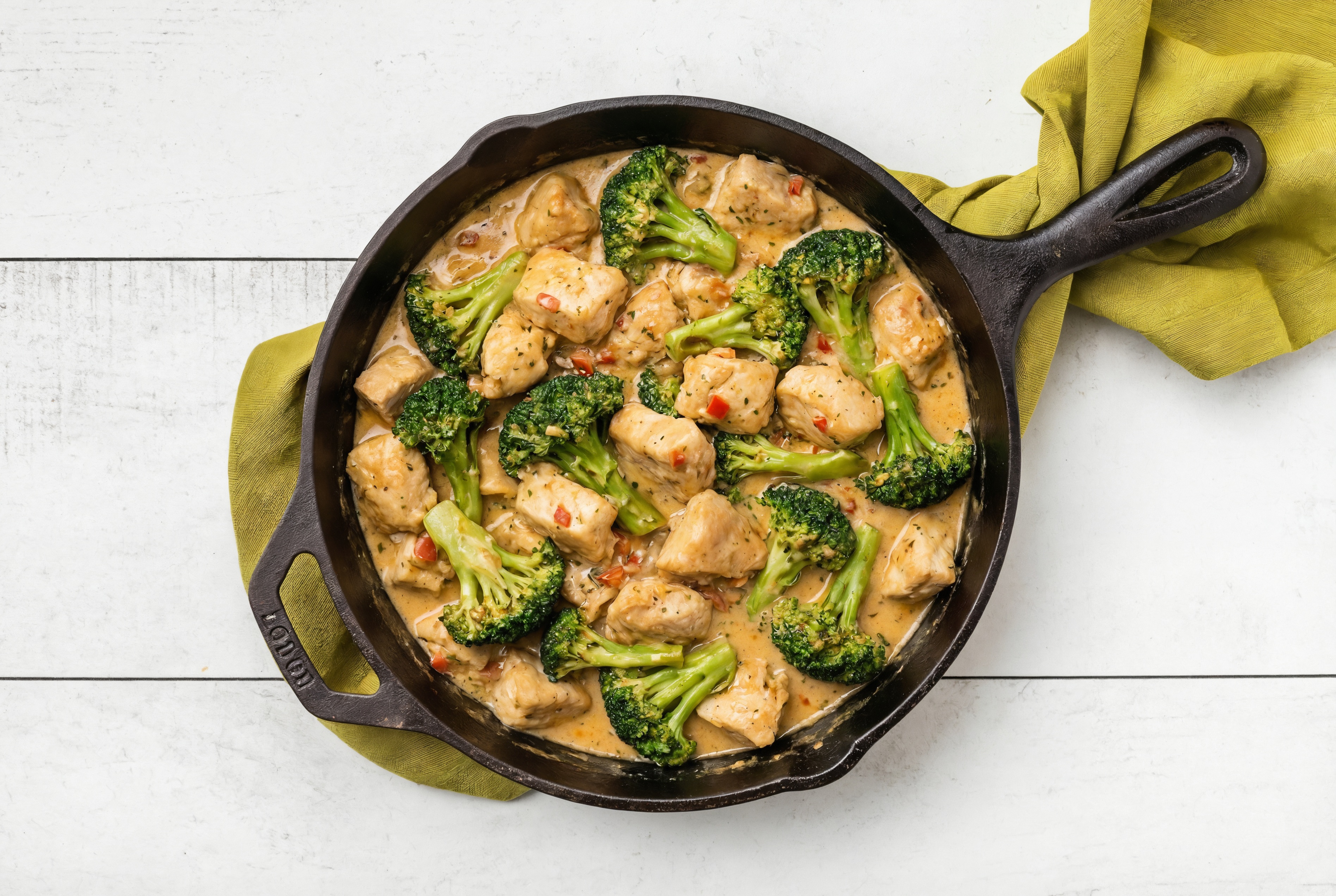 Lemongrass Chicken + Broccoli Bunches Stir-Fry