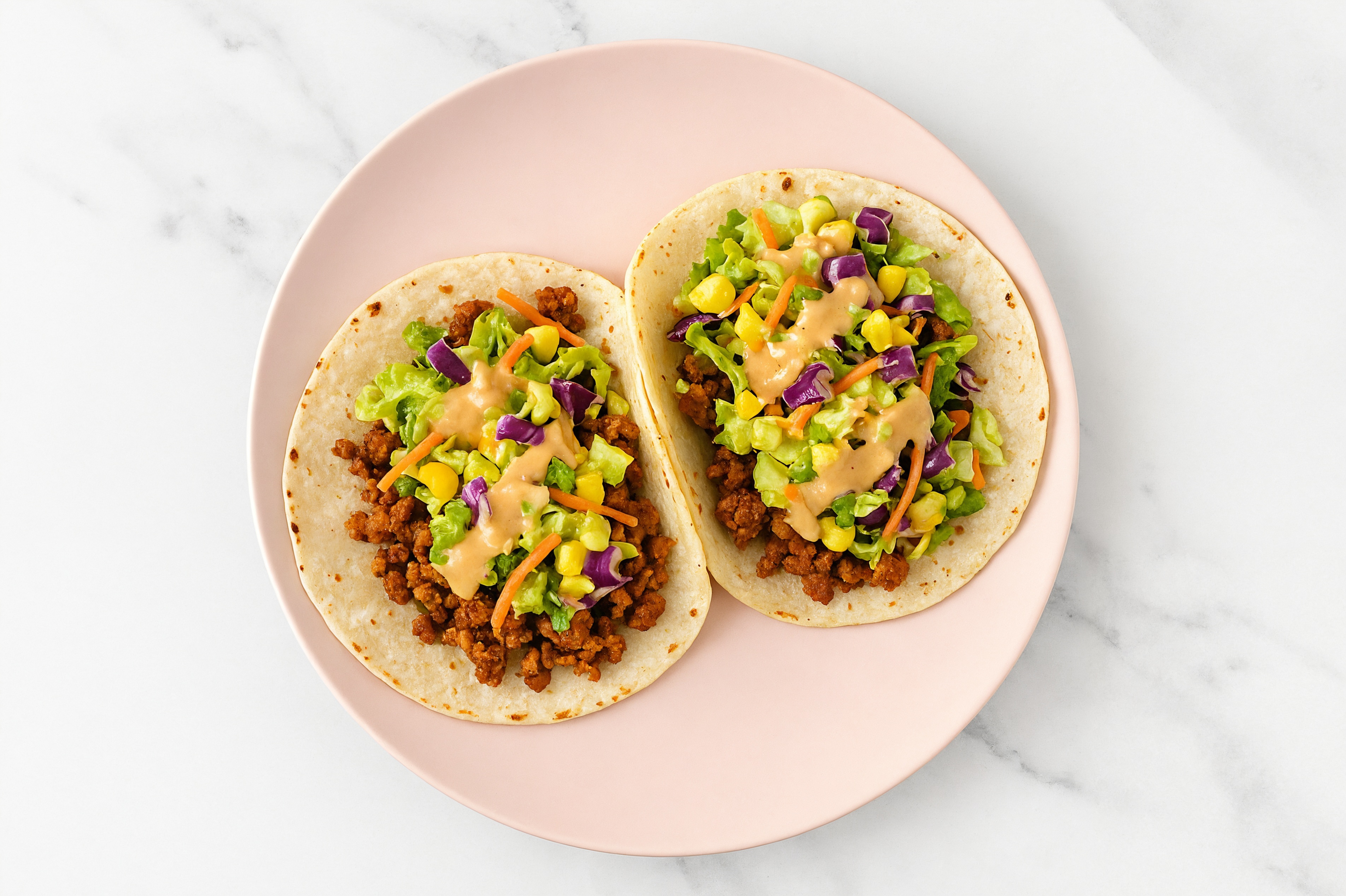 Crunchy Veggie Chorizo Tacos