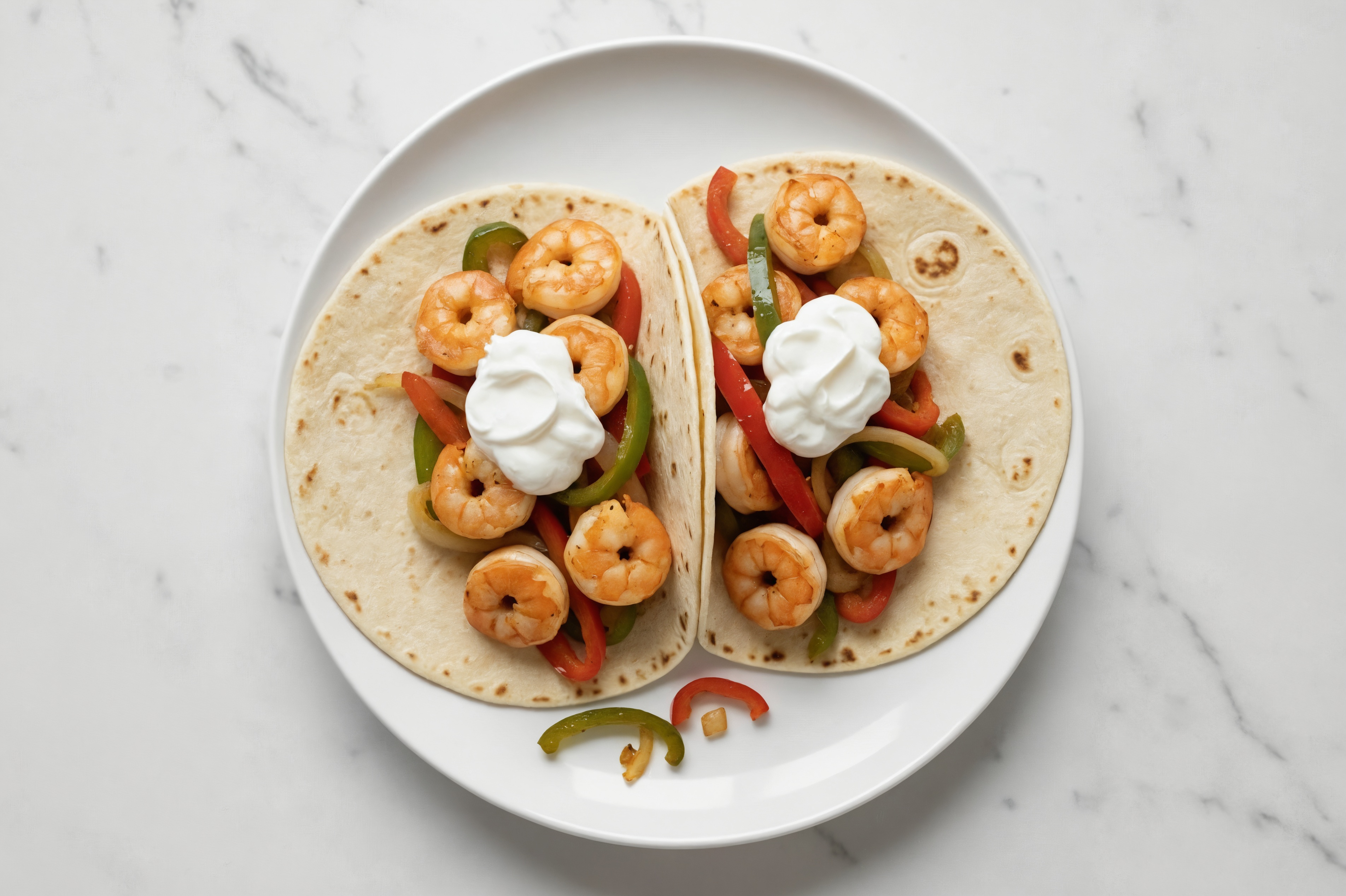 Classic Jumbo Shrimp Tacos with Dairy-Free Crema