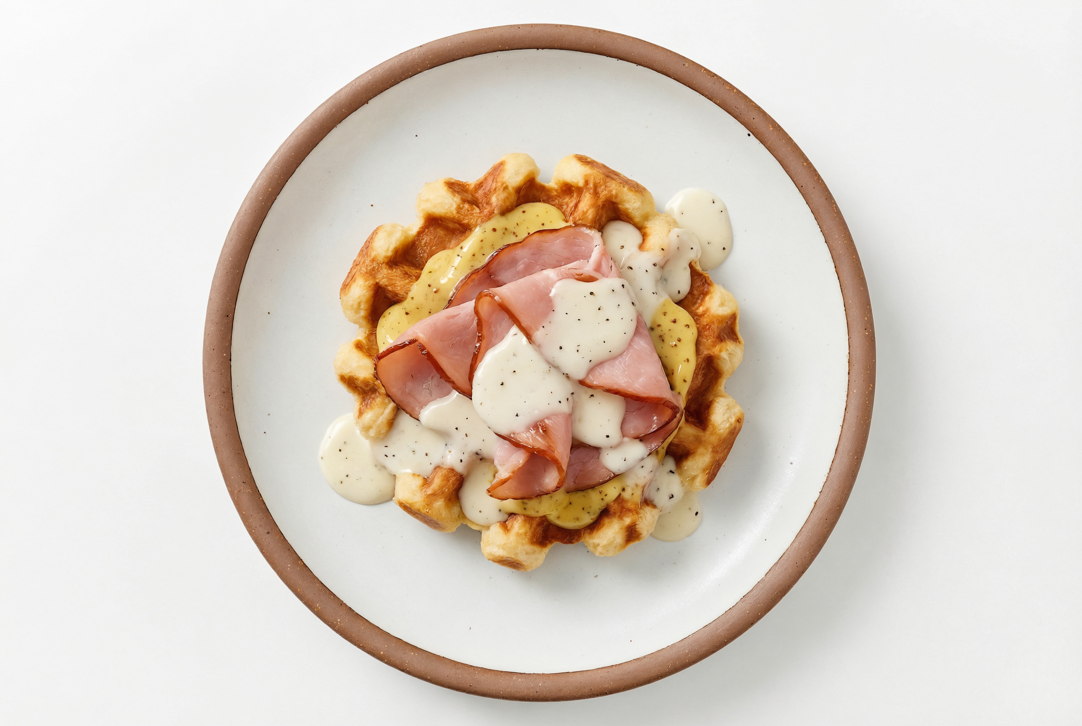 Croque Monsieur Waffles