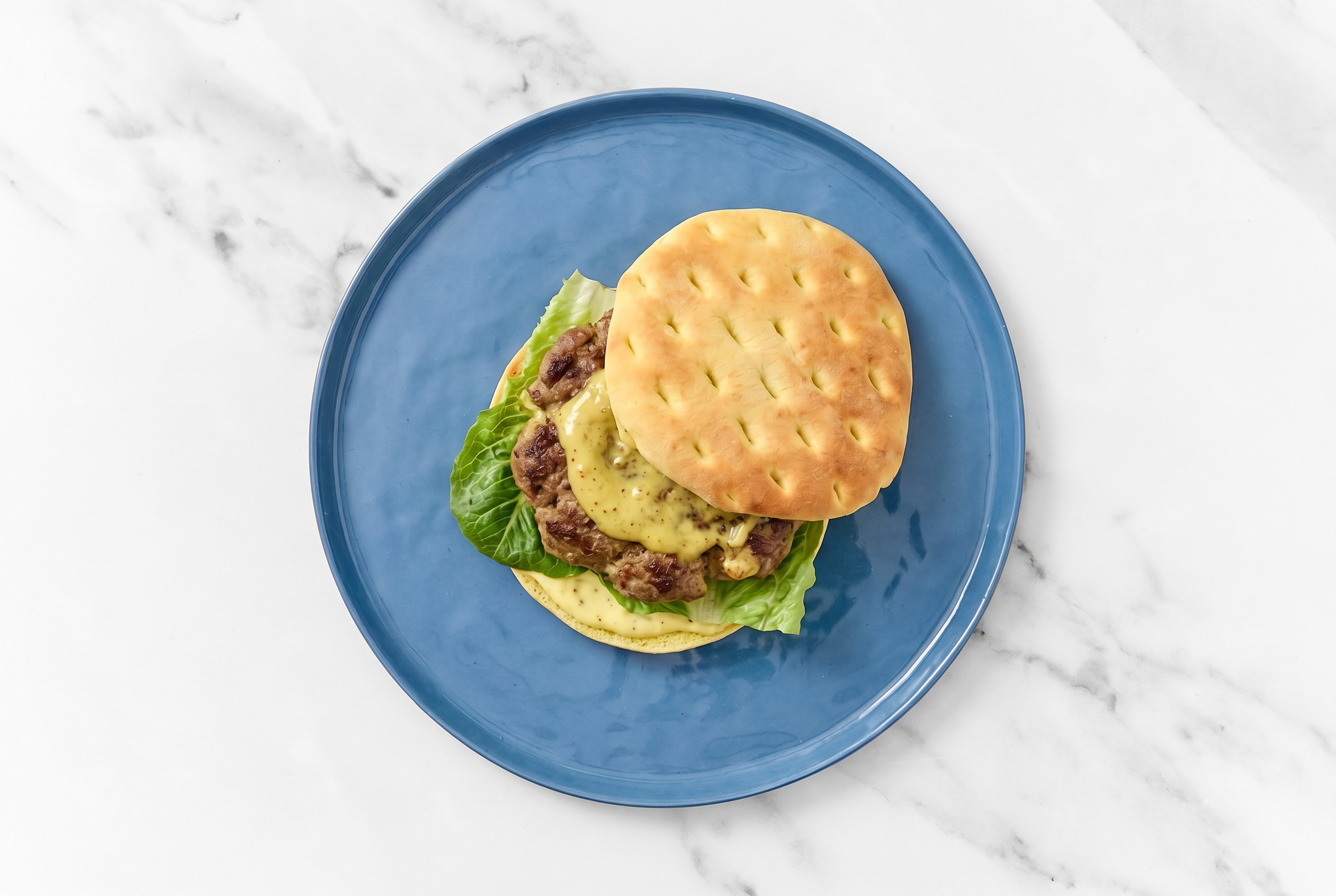 Tandoori Beef Burger with Honey Mustard Sauce