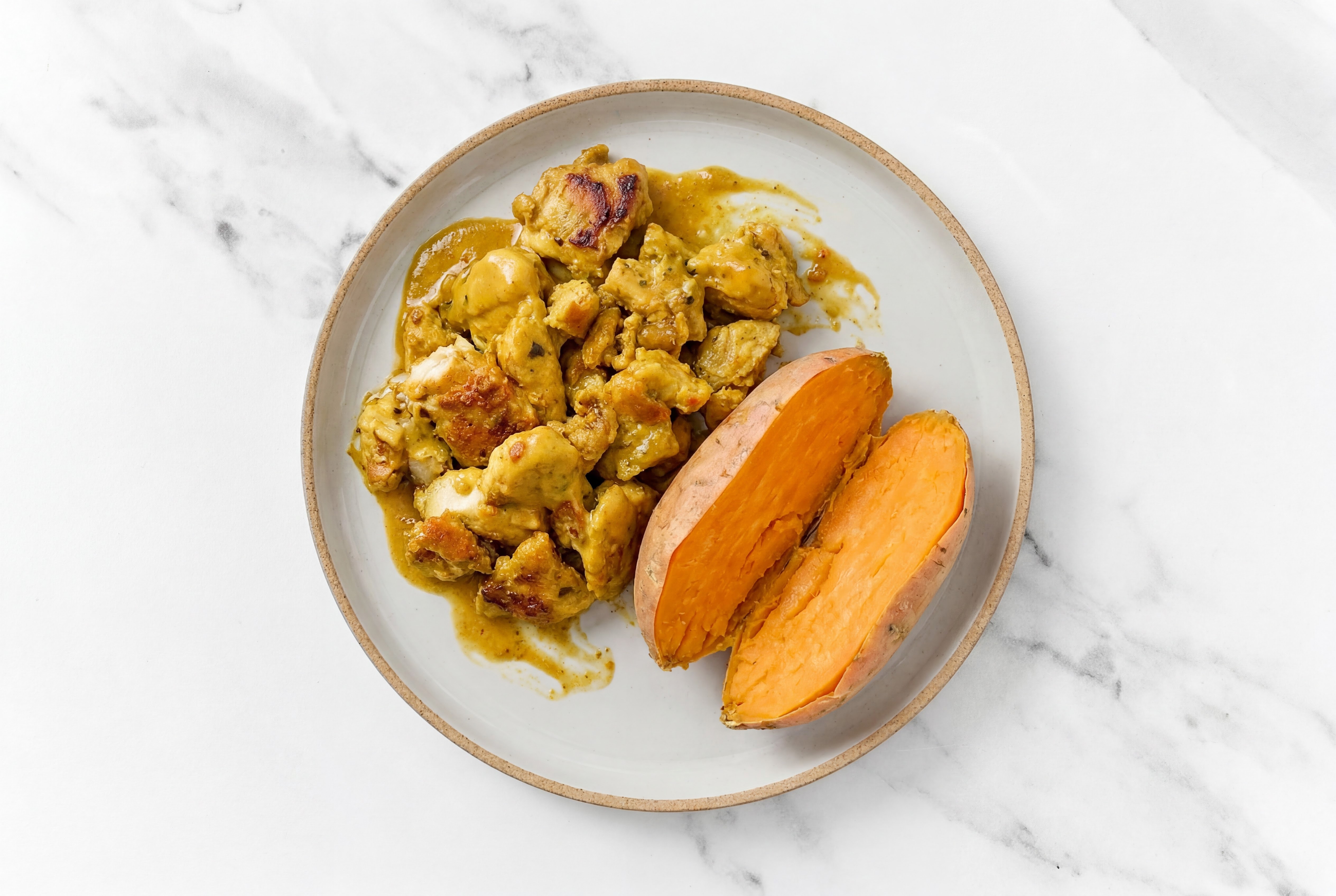 Coconut Chicken with Sweet Potato