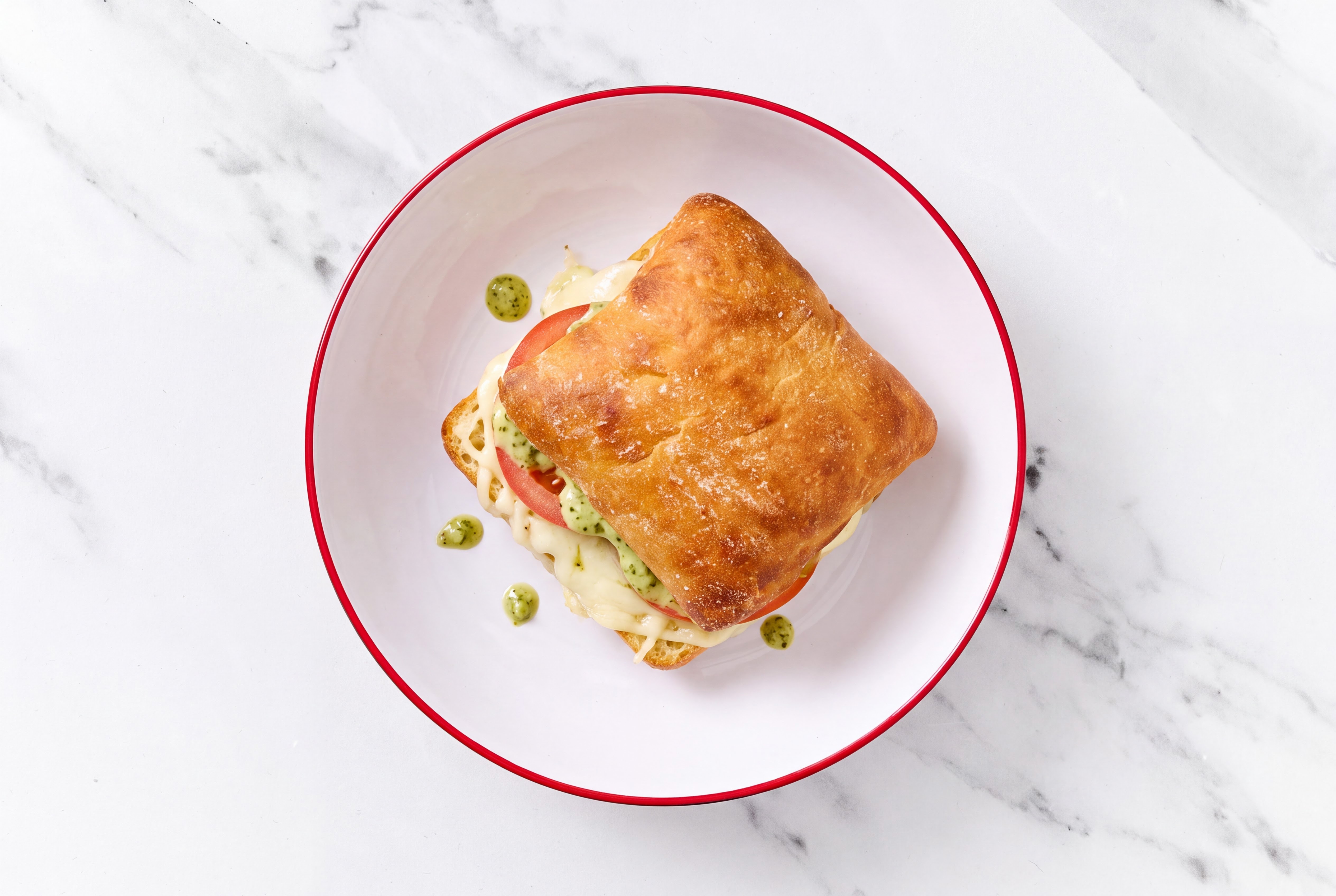 Caprese Ciabatta Roll