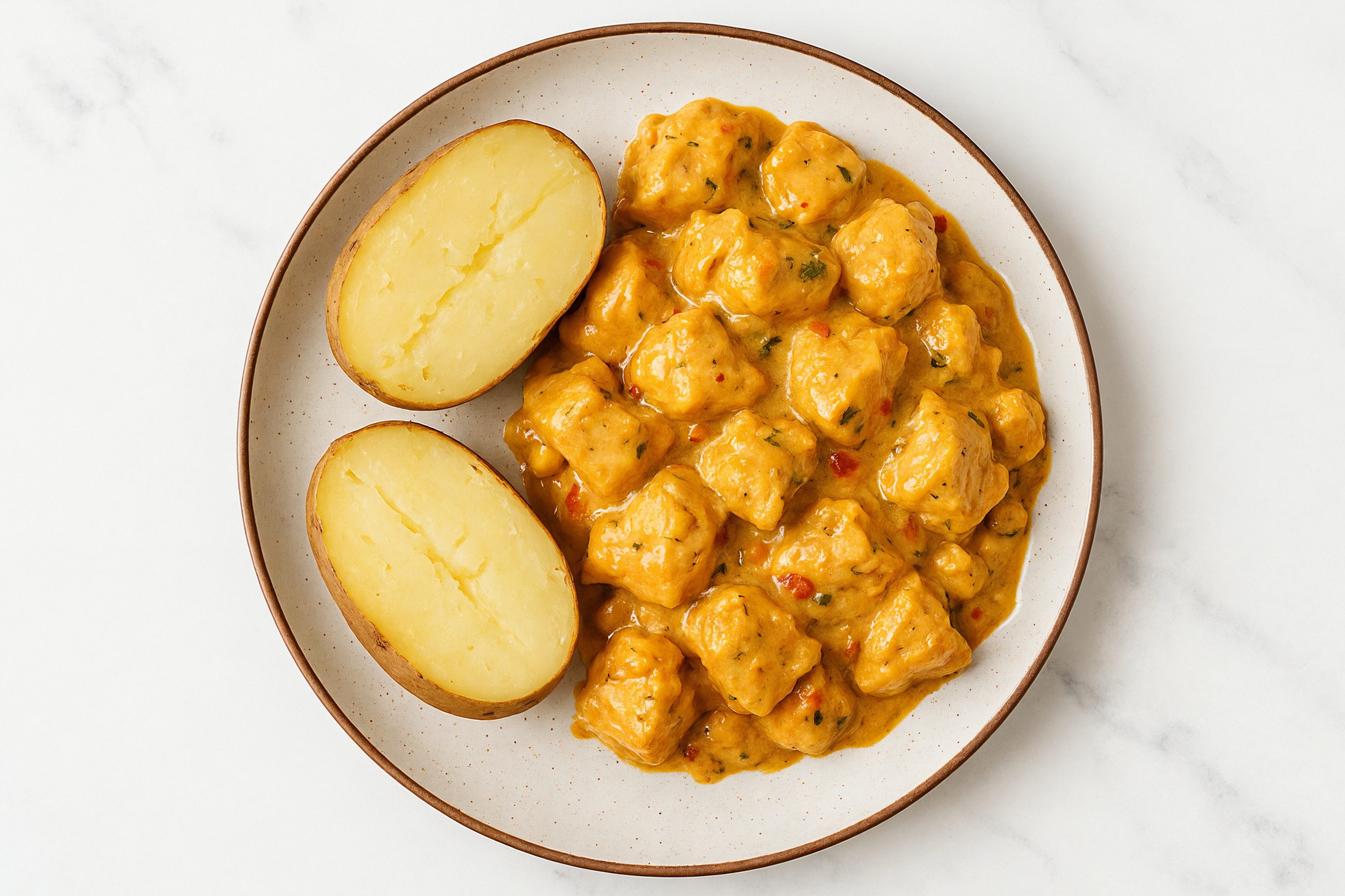 Lemongrass Chicken + Baked Potato