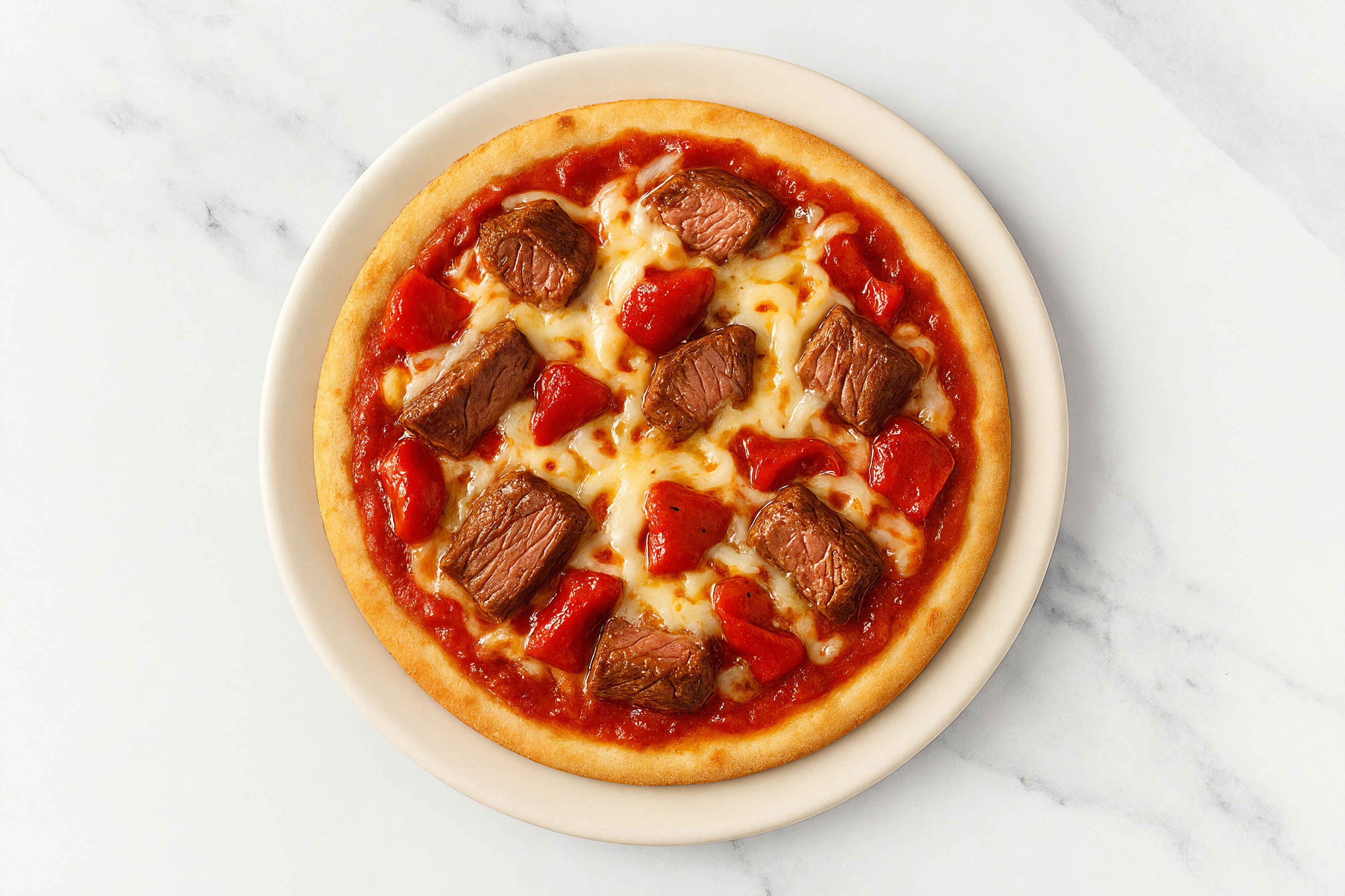 Classic Sirloin + Roasted Bell Pepper Gluten-Free Pizza