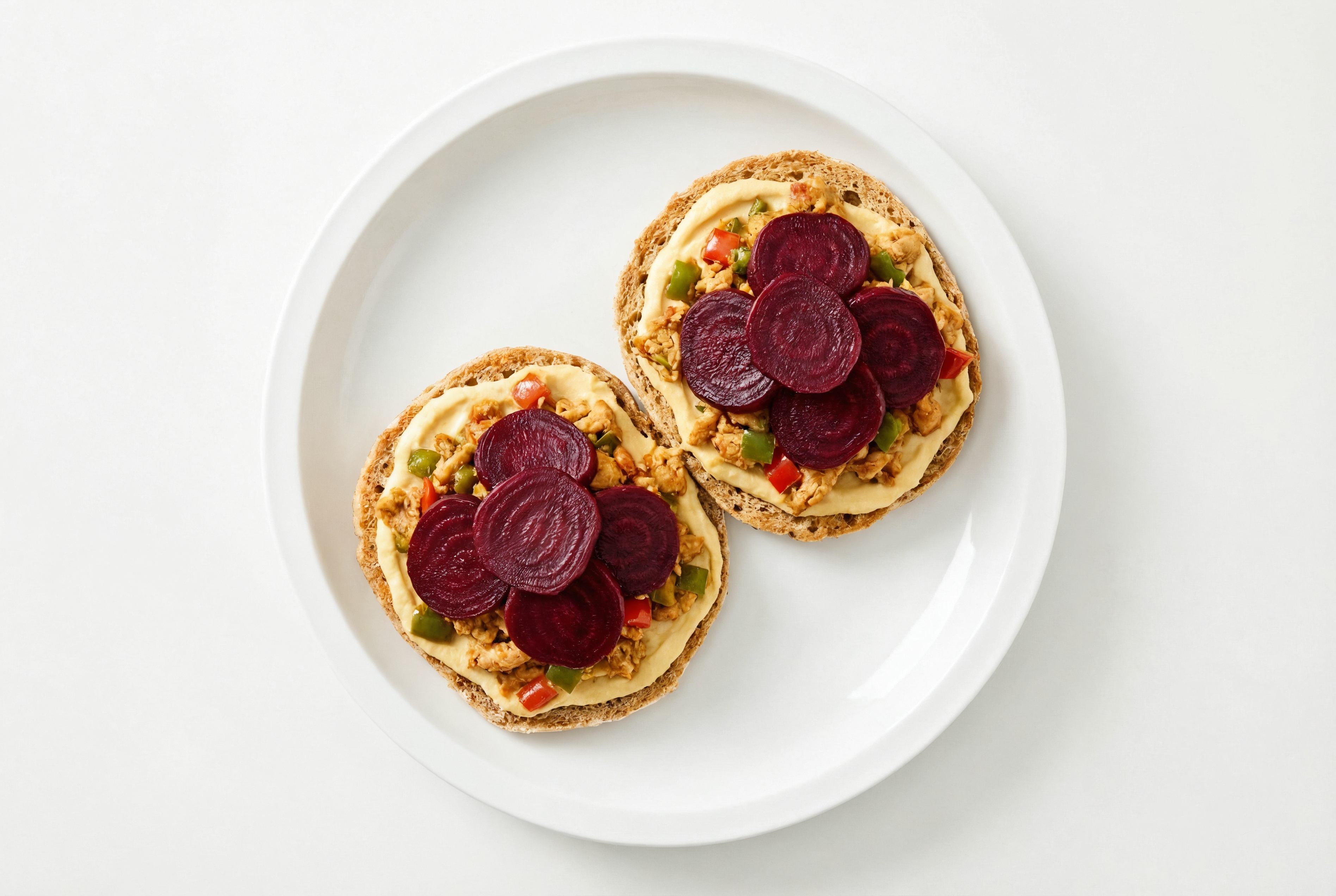 Mediterranean Fajita Toast