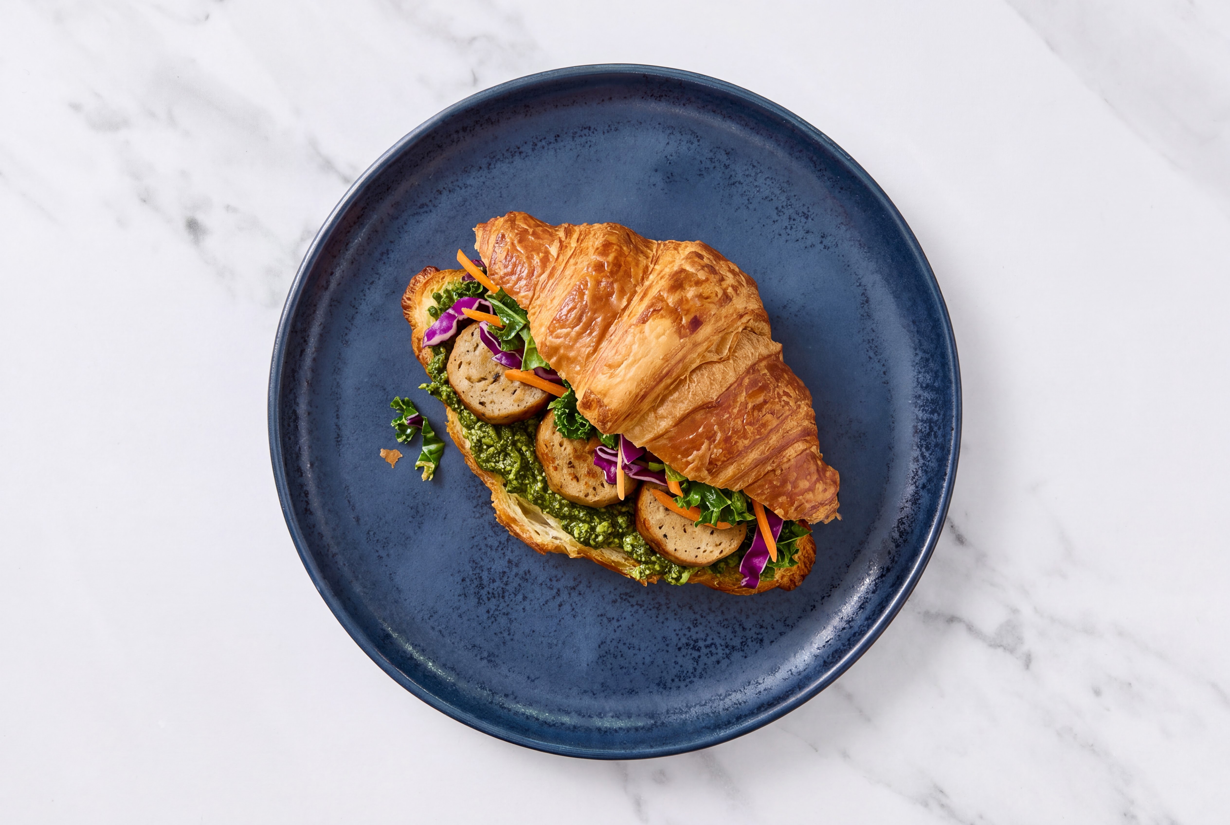 Herby Super Pesto Meatball Sandwich