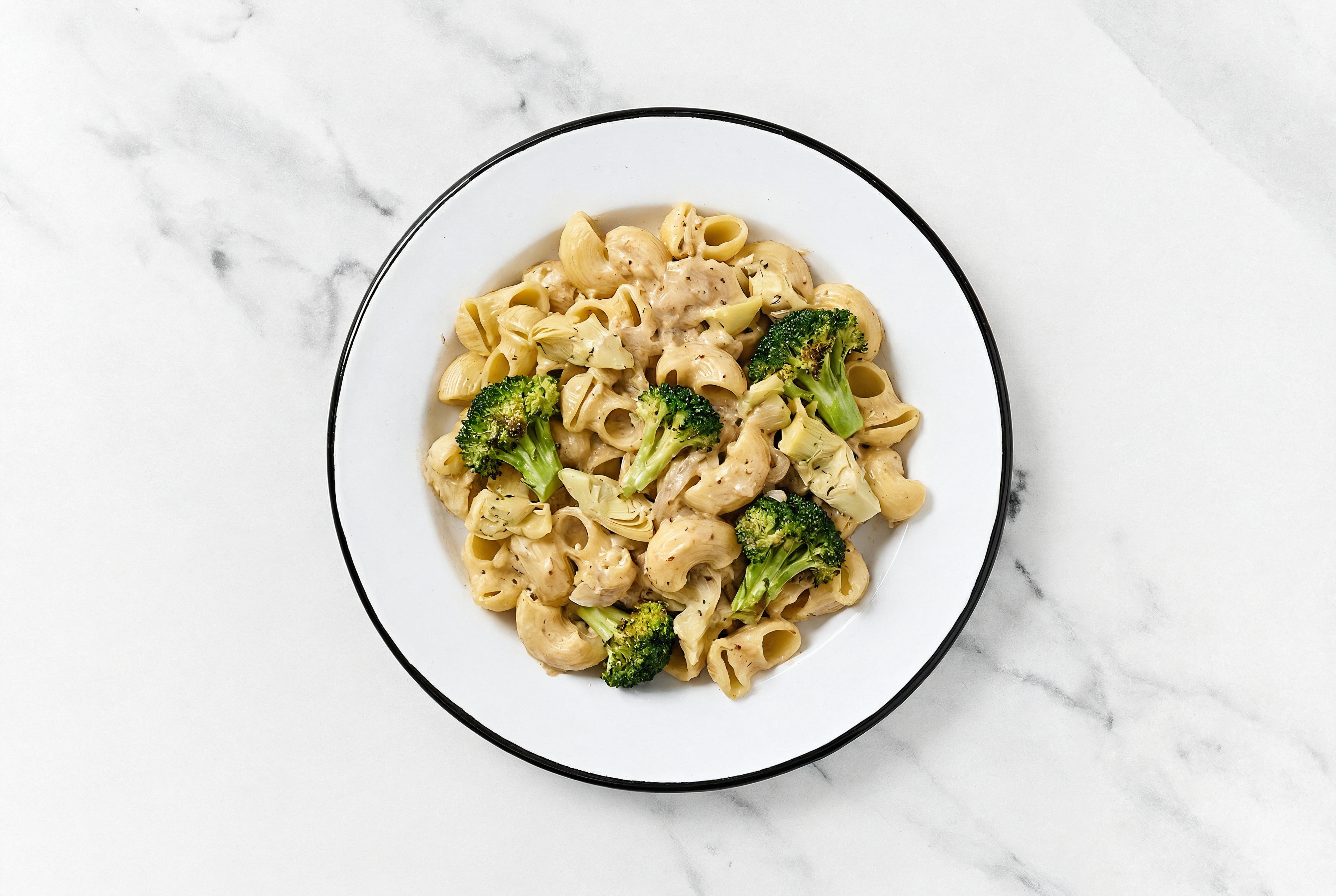  French Onion Artichoke Chiocciole Pasta Bake