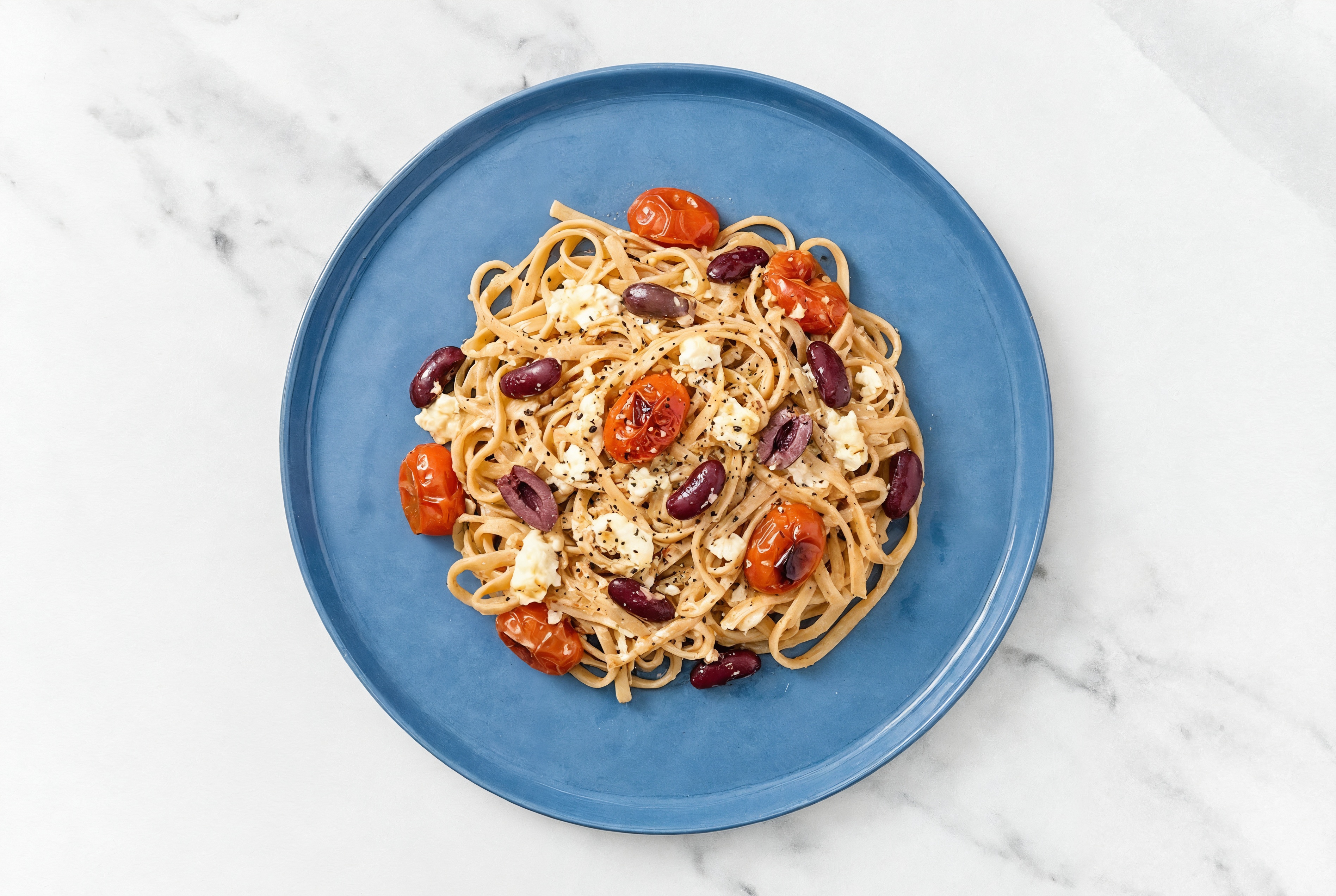 Mediterranean Baked Feta Pasta with Cauliflower Linguine