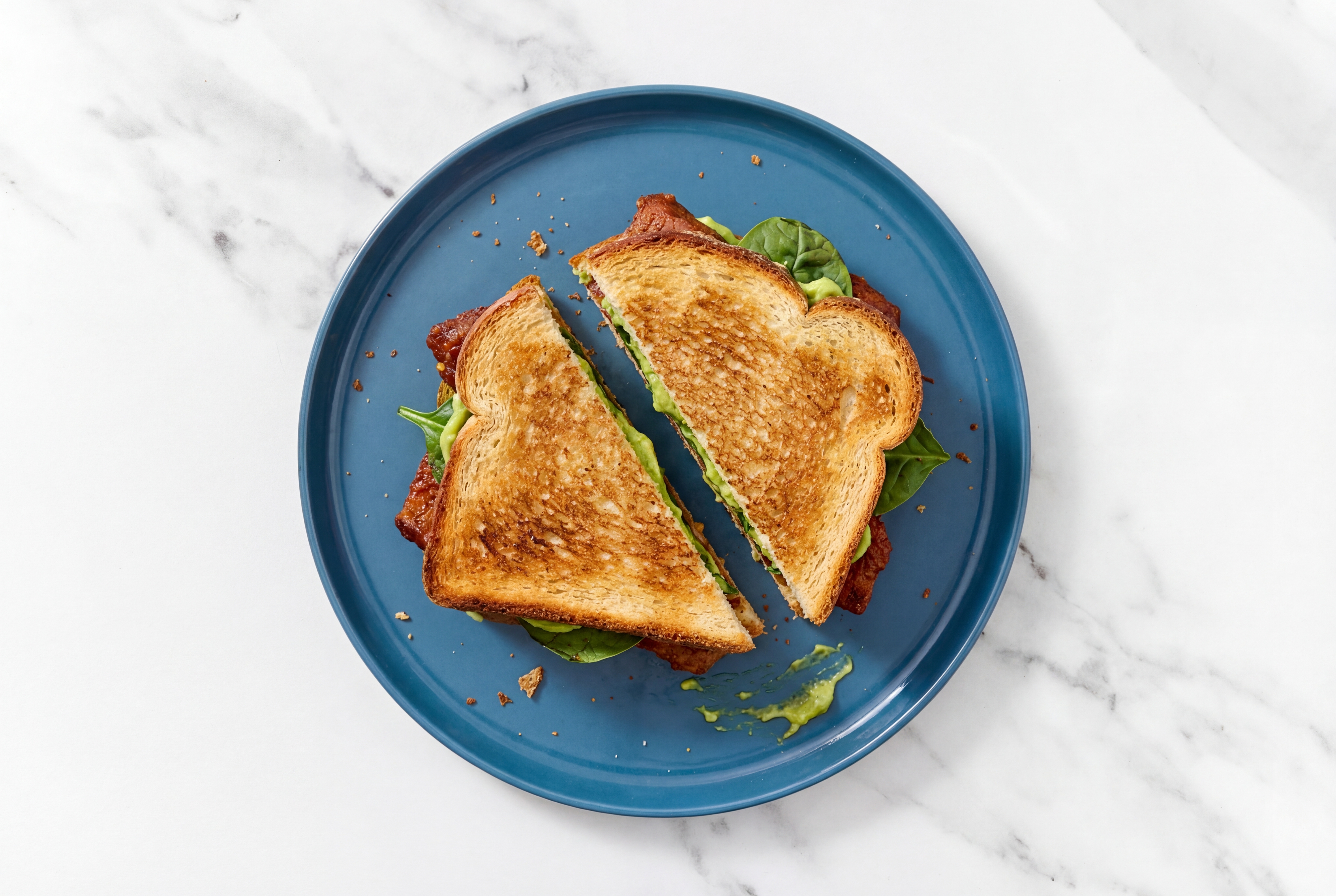 Flank Steak & Avocado Sandwich on White