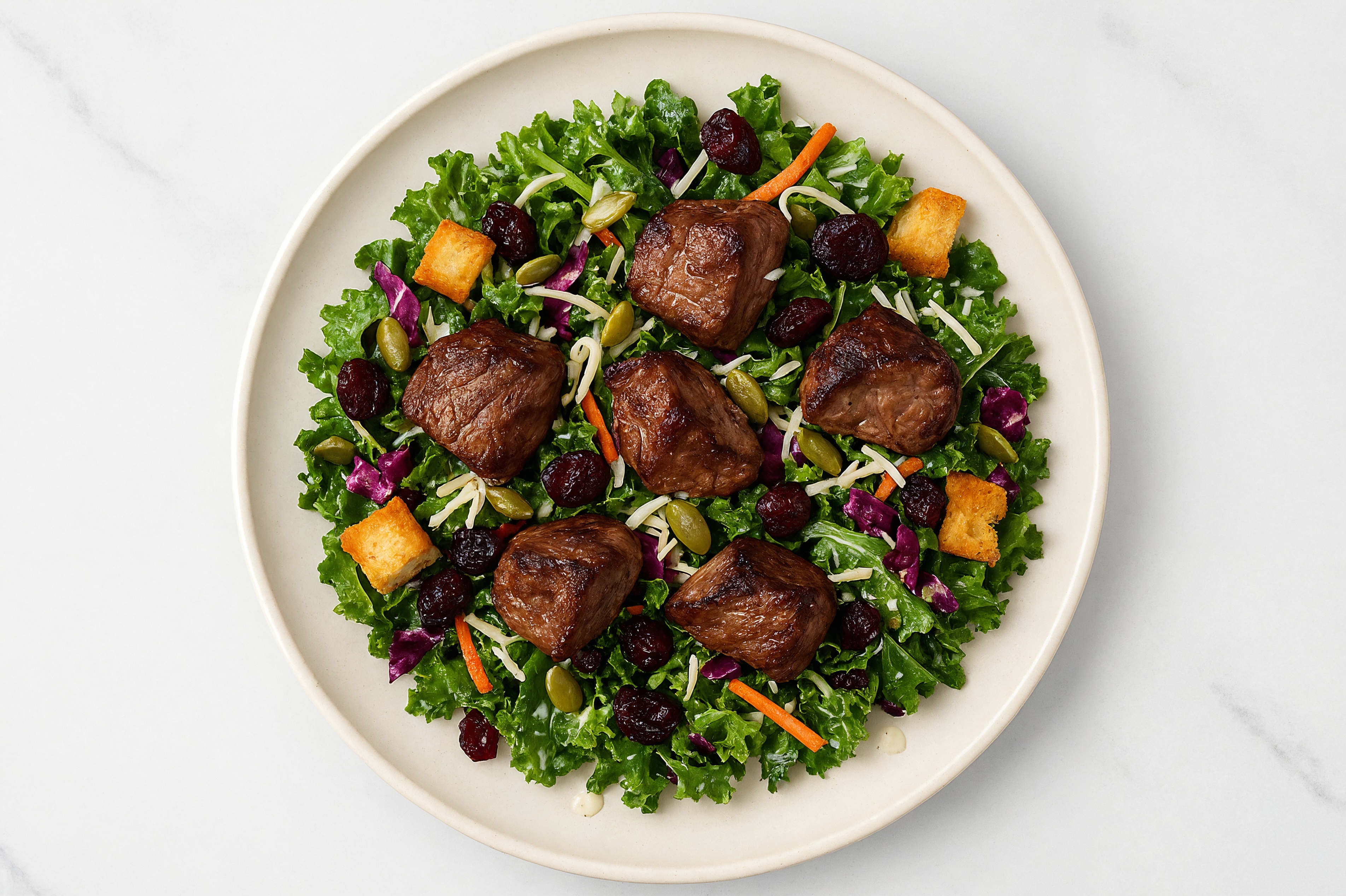 Lamb + Sweet Kale Salad