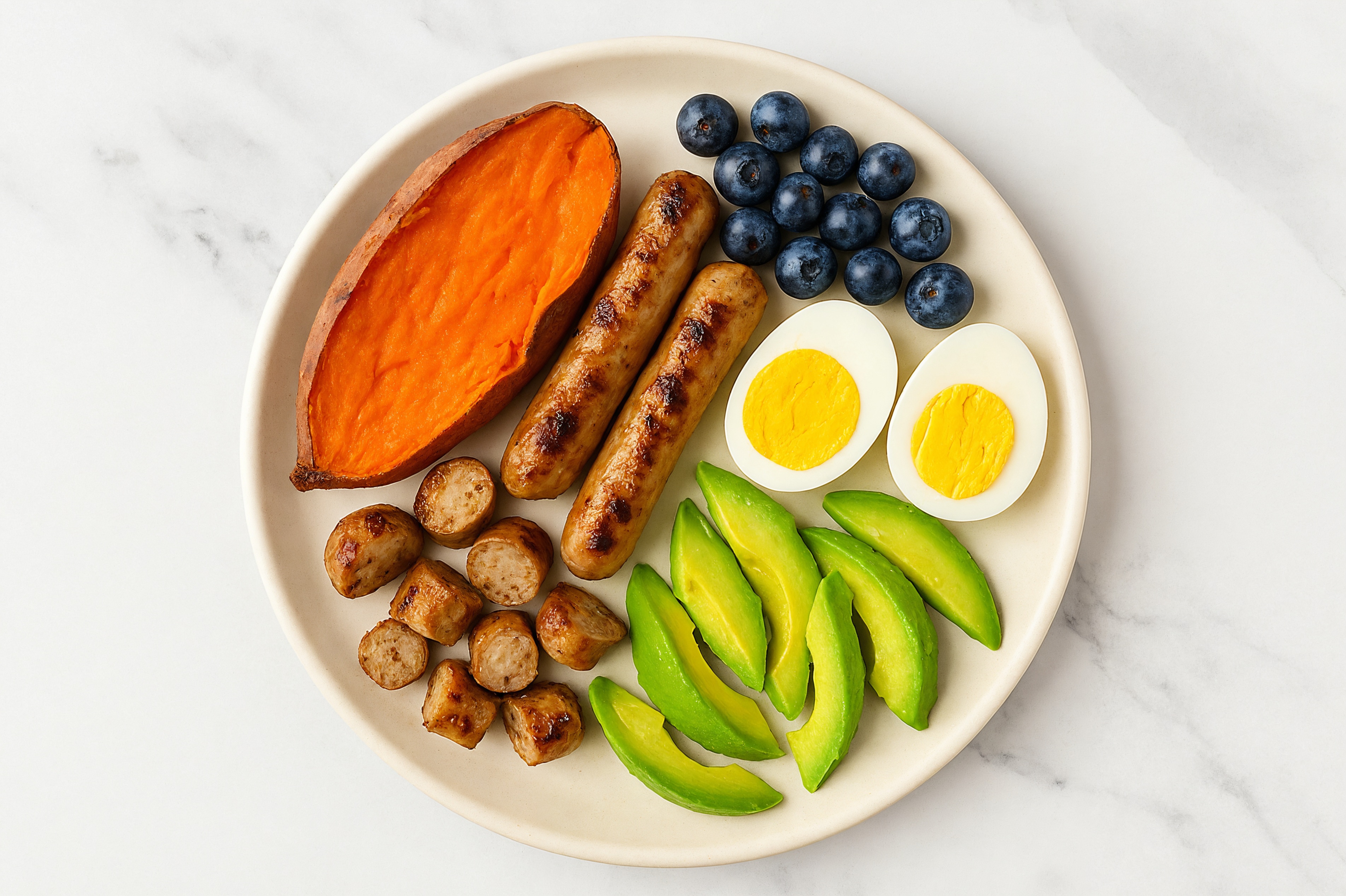 Rainbow Breakfast Plate