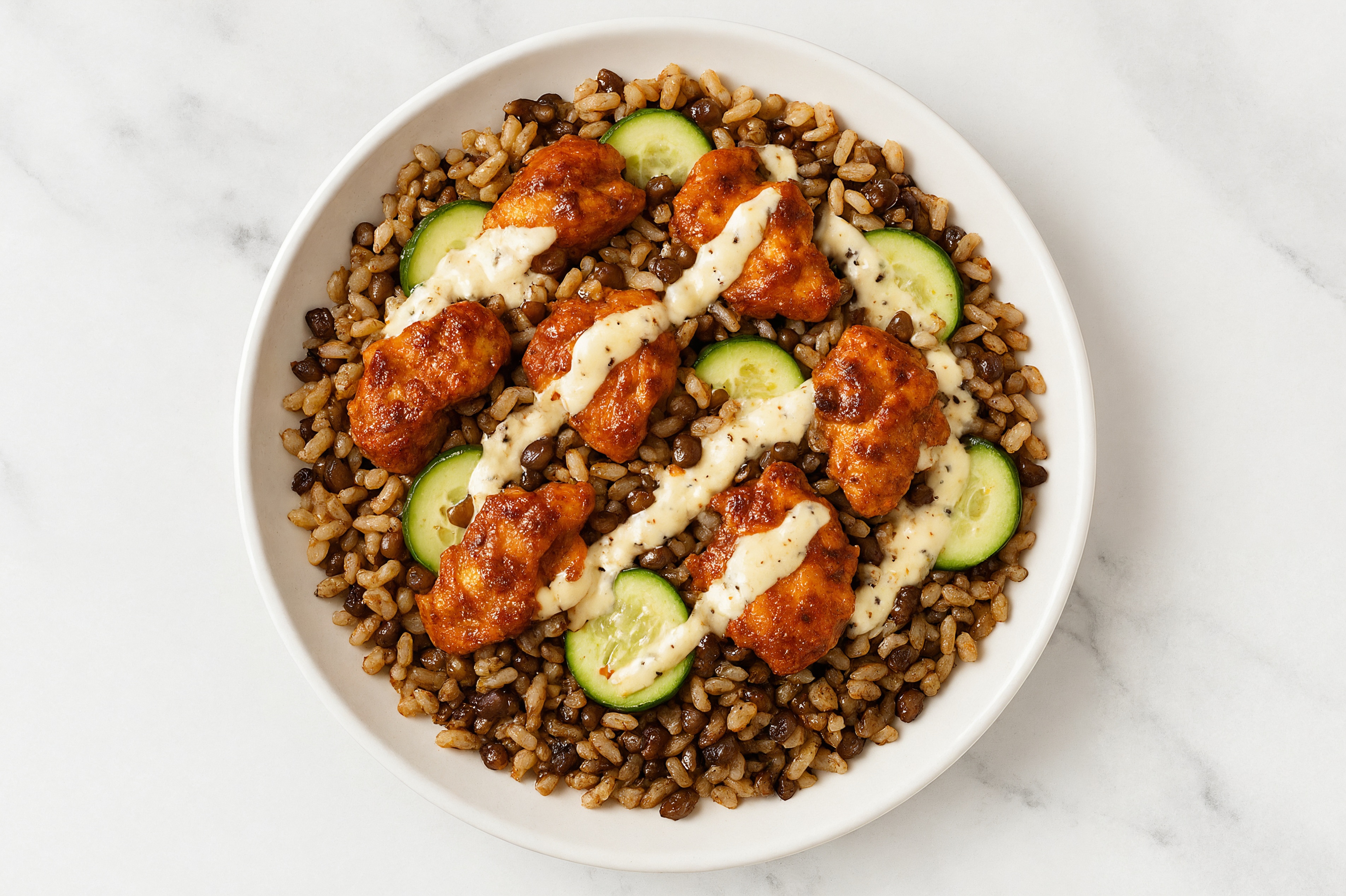 Tandoori-Style Rice Bowl with Creamy Asiago