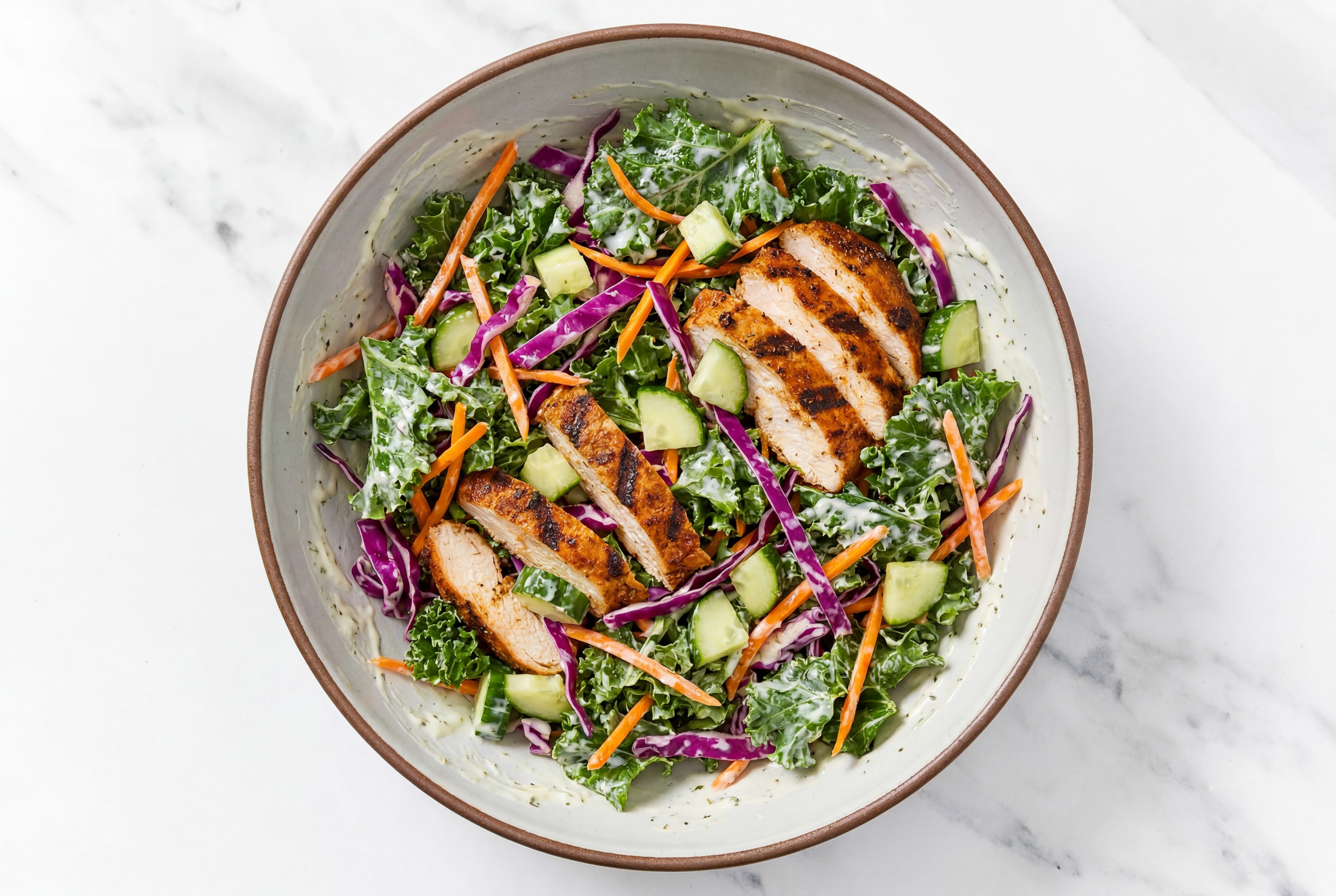 Fire n' Ice Chicken Veggie Bowl