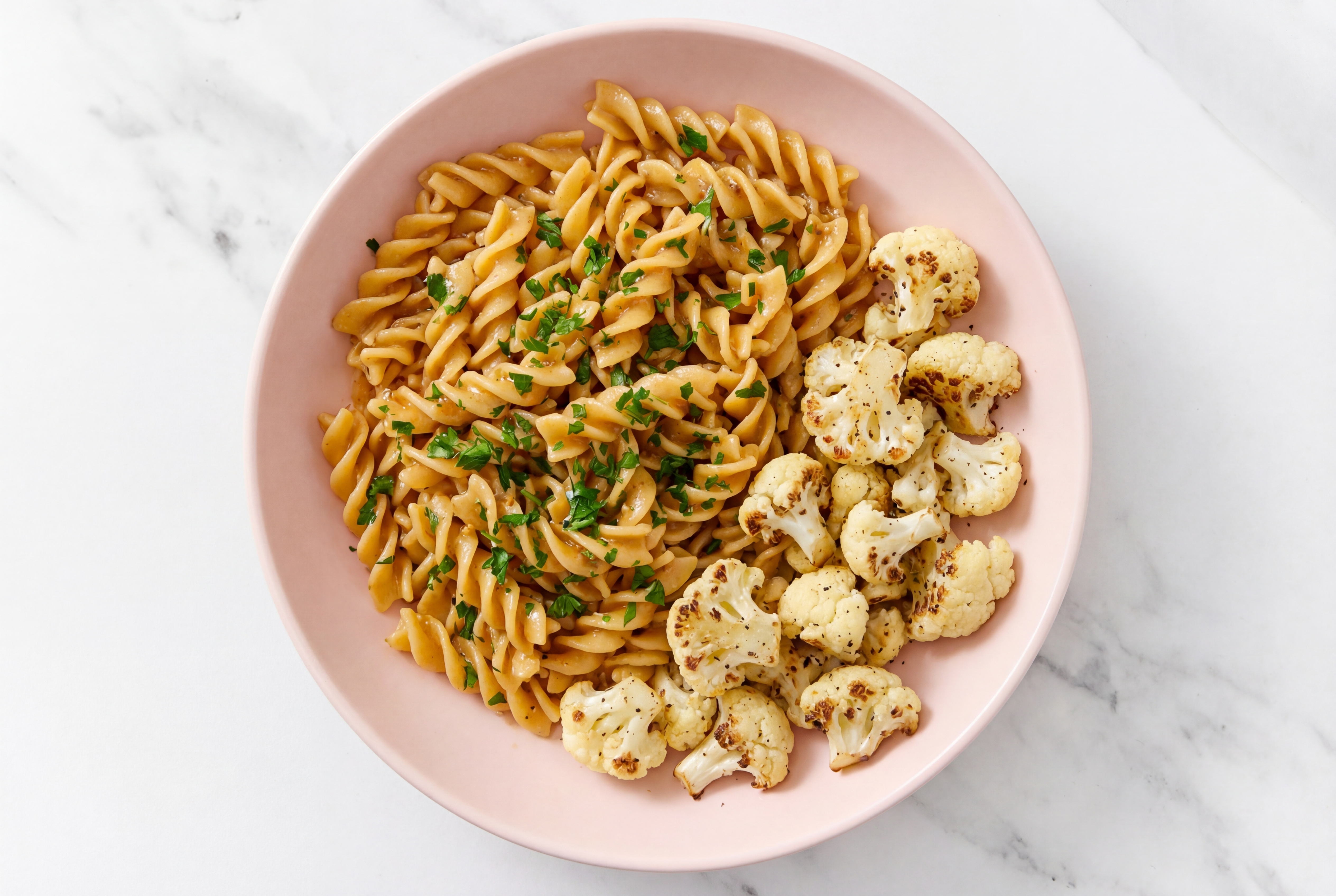 Lemony Brown Salted Butter + Roasted Cauliflower Pasta