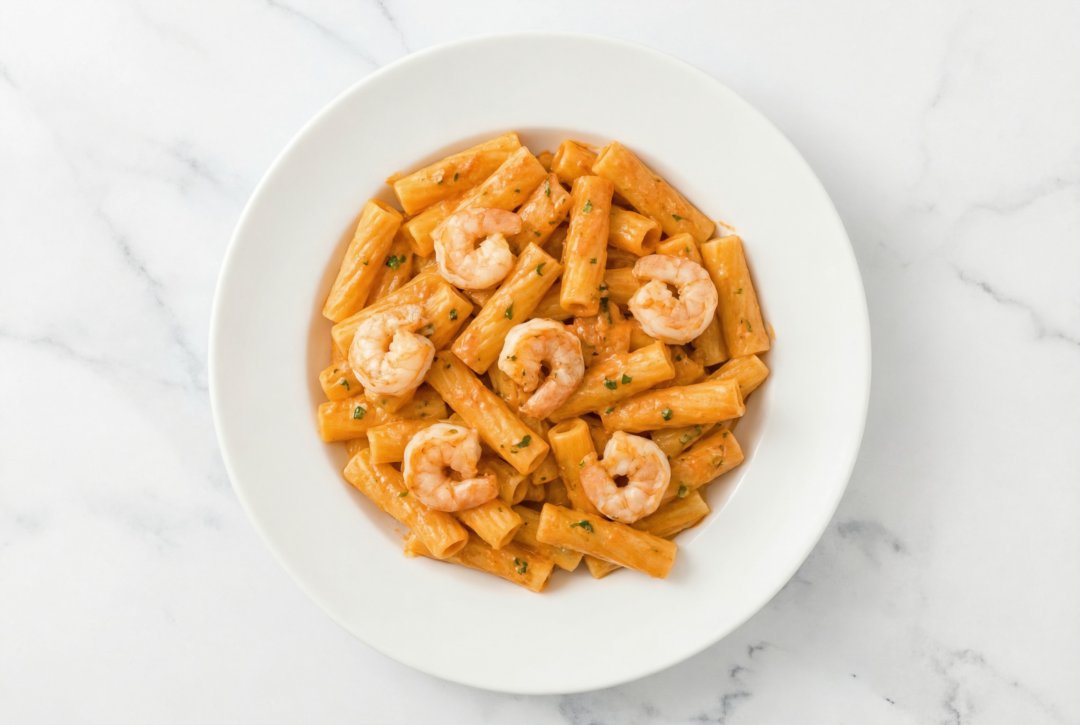 Jumbo Shrimp Rigatoni alla Vodka