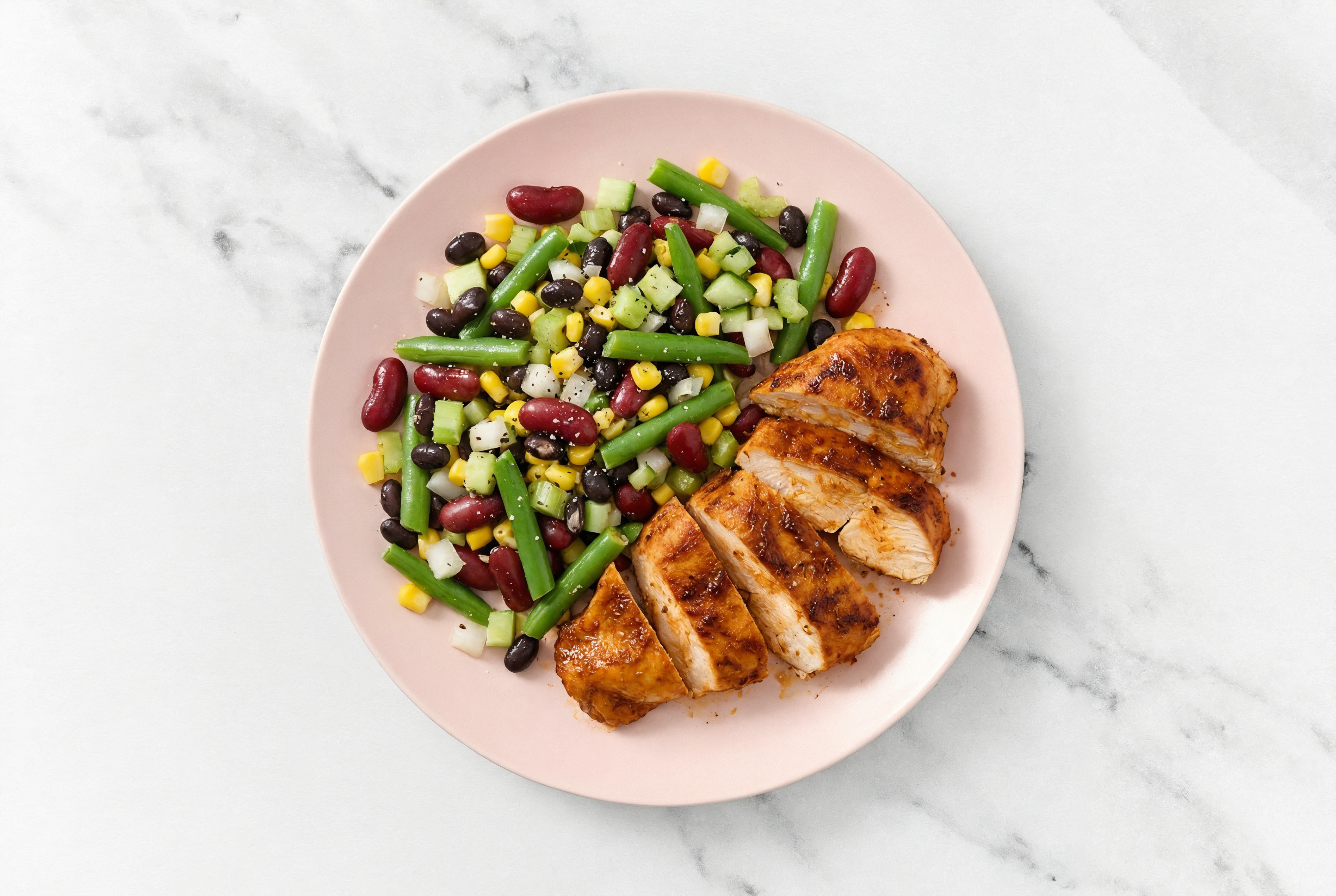 Chicken Breast with Organic Green Bean Salad
