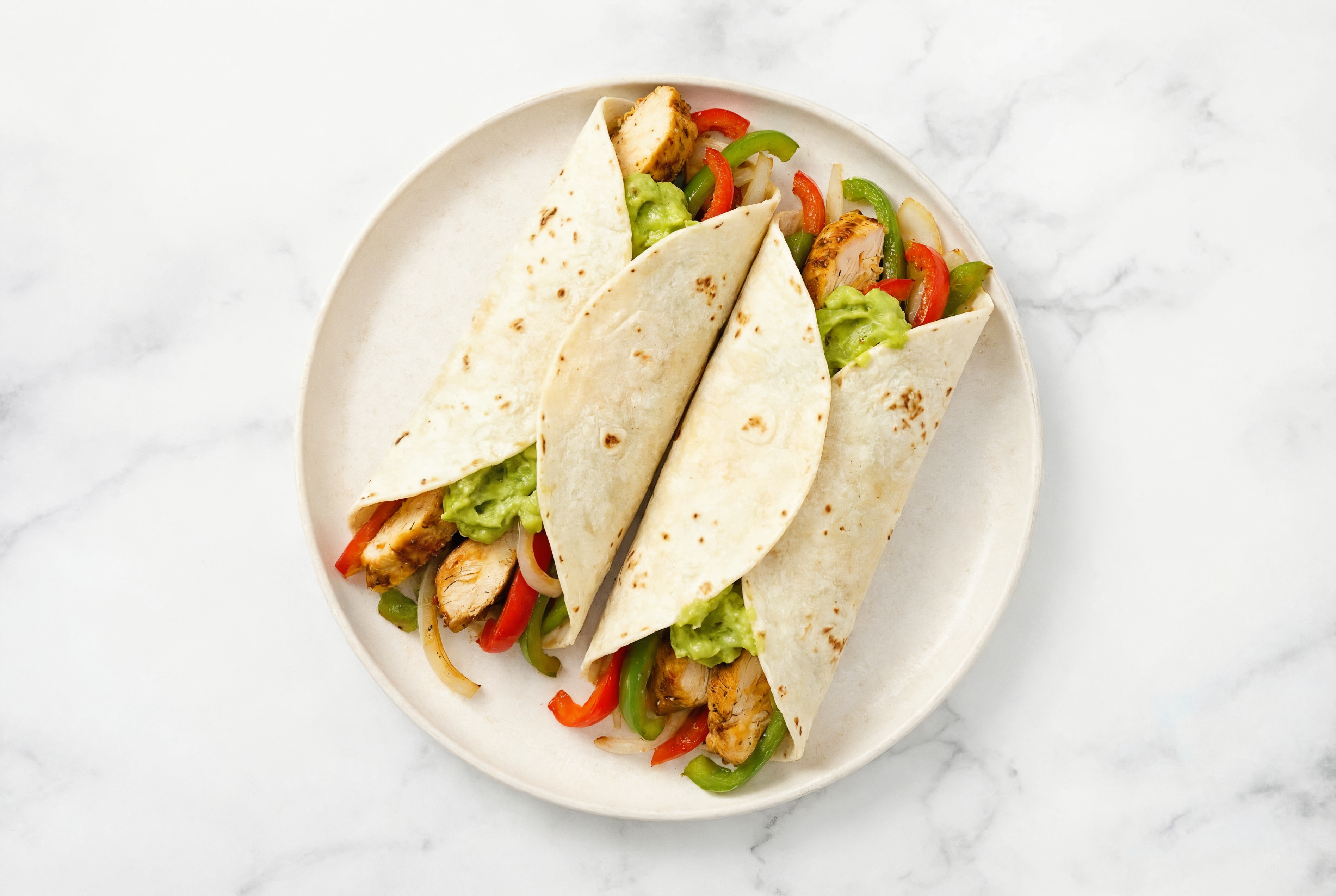 Adobo Marinated Chicken Breast Fajitas