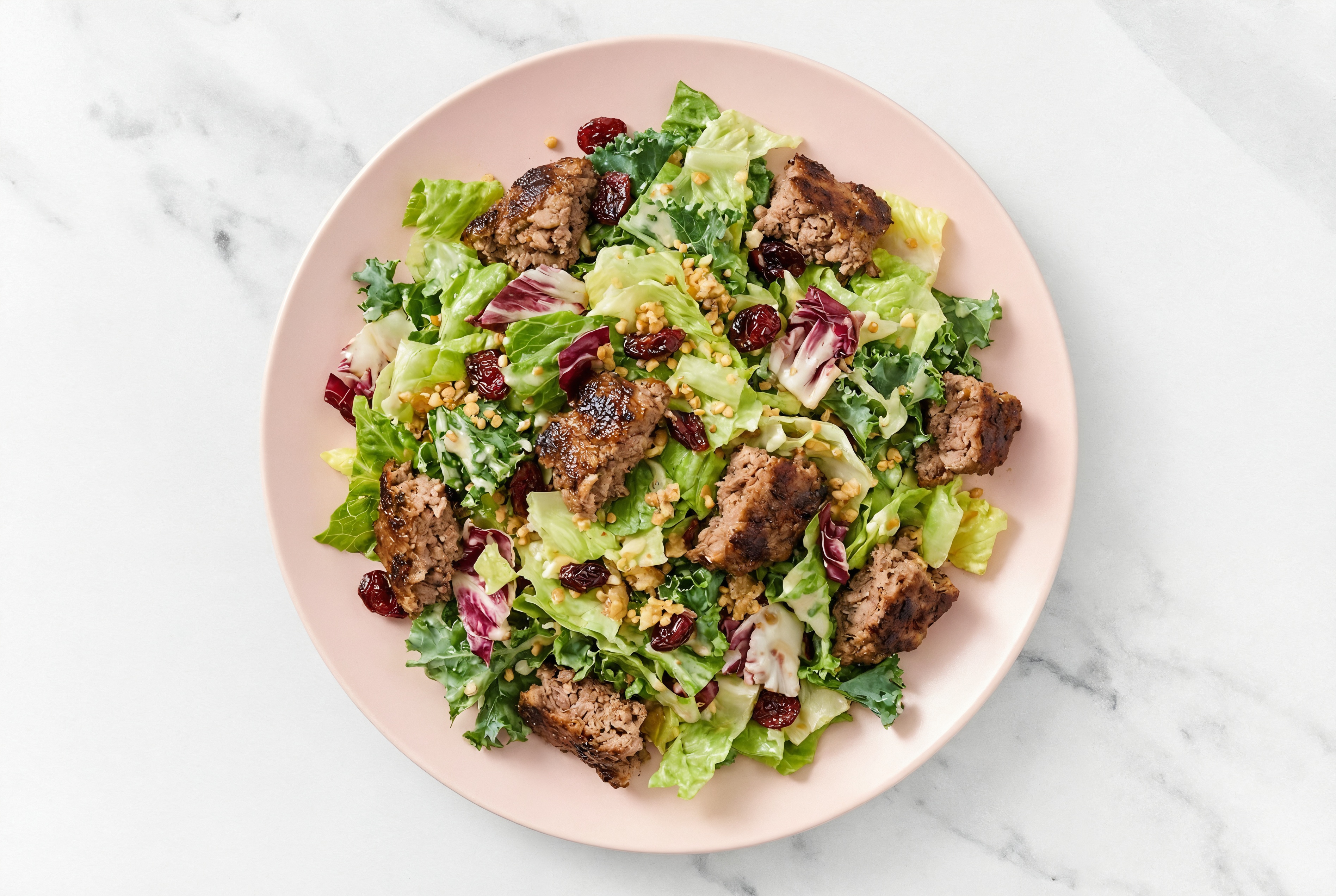 Honey Citrus Salad with BBQ Beef and Brisket